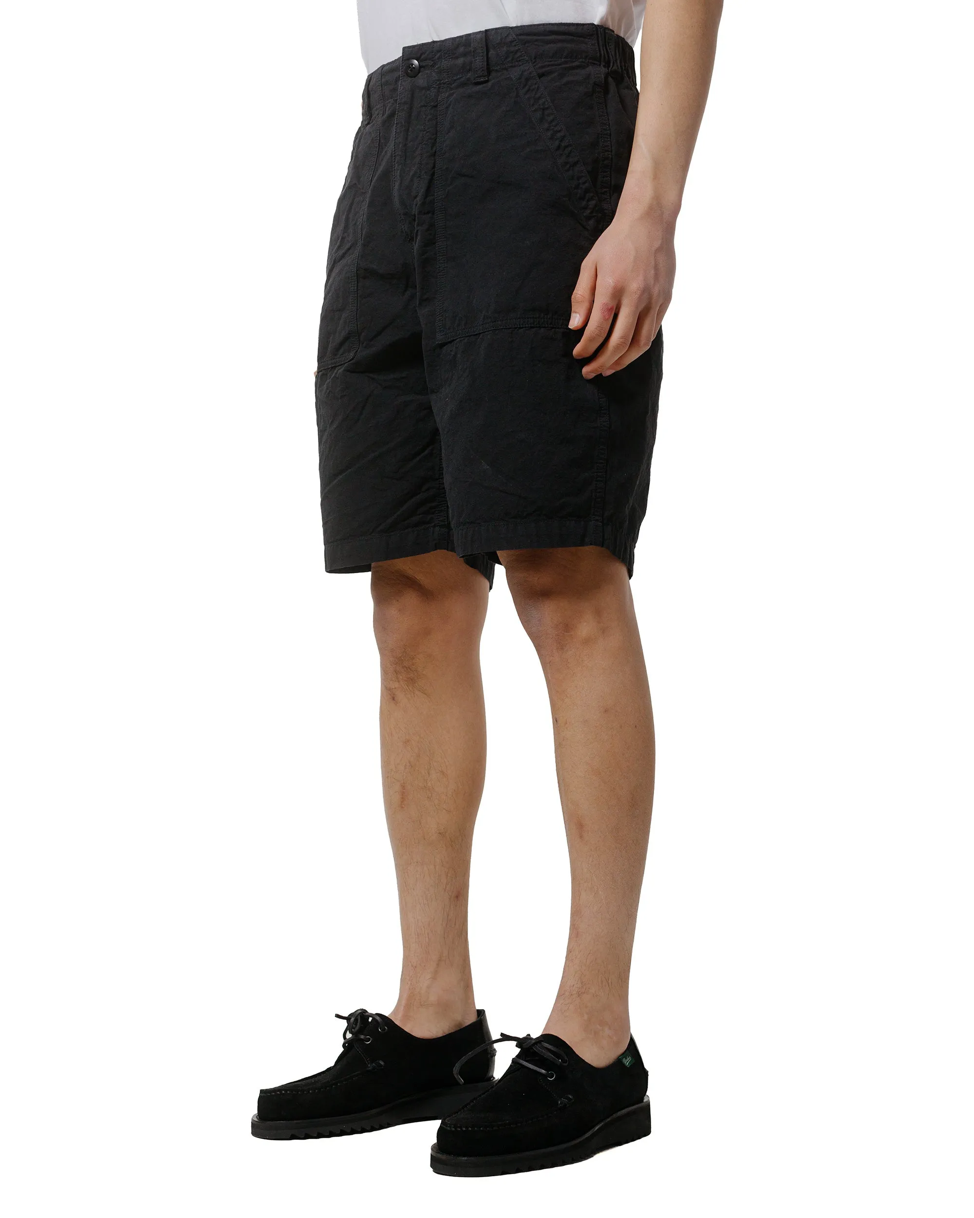 Sage de Cret High Density Cotton/Hemp Peg Top Baker Shorts Black sold by Lost & Found product image thumbnail 2