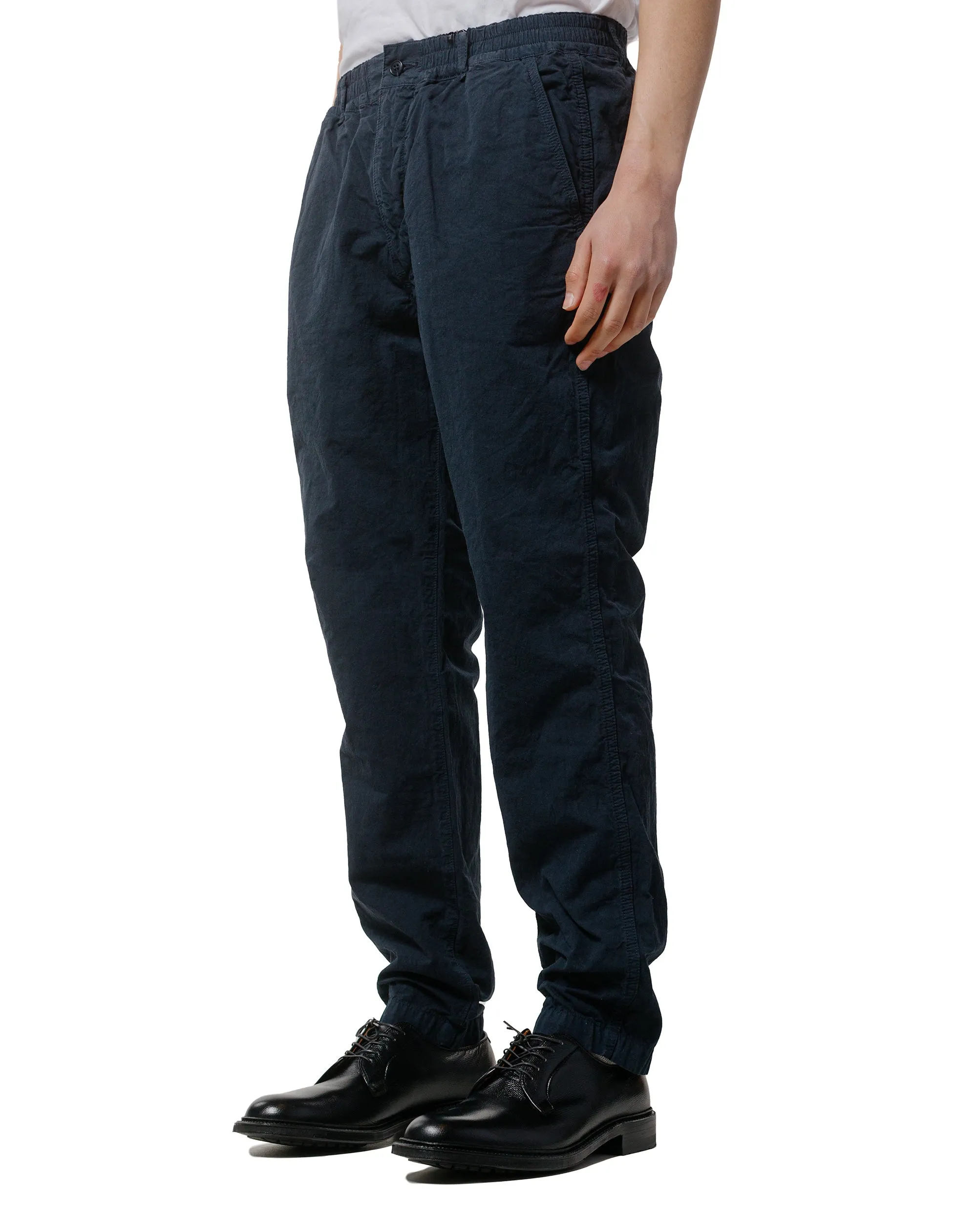 Sage de Cret High Density Cotton/Hemp Tapered Pants Navy sold by Lost & Found product image thumbnail 2