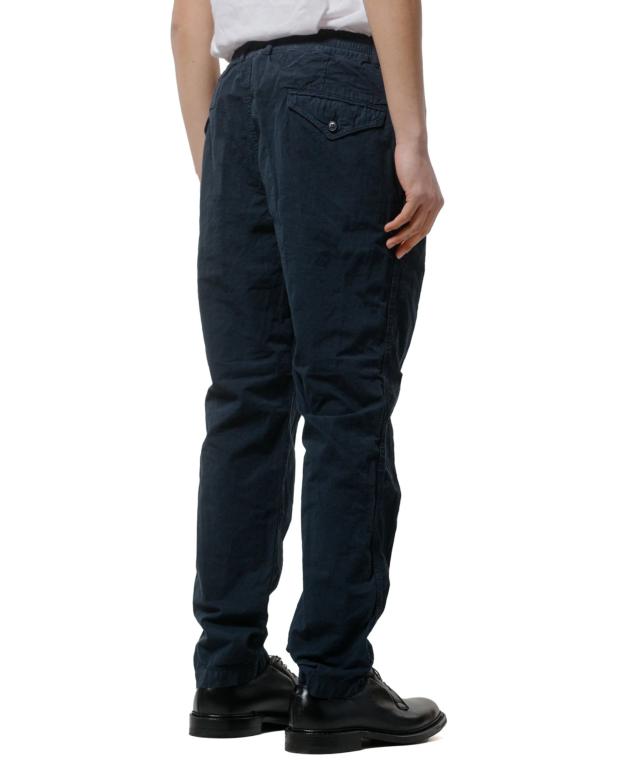 Sage de Cret High Density Cotton/Hemp Tapered Pants Navy sold by Lost & Found product image thumbnail 3