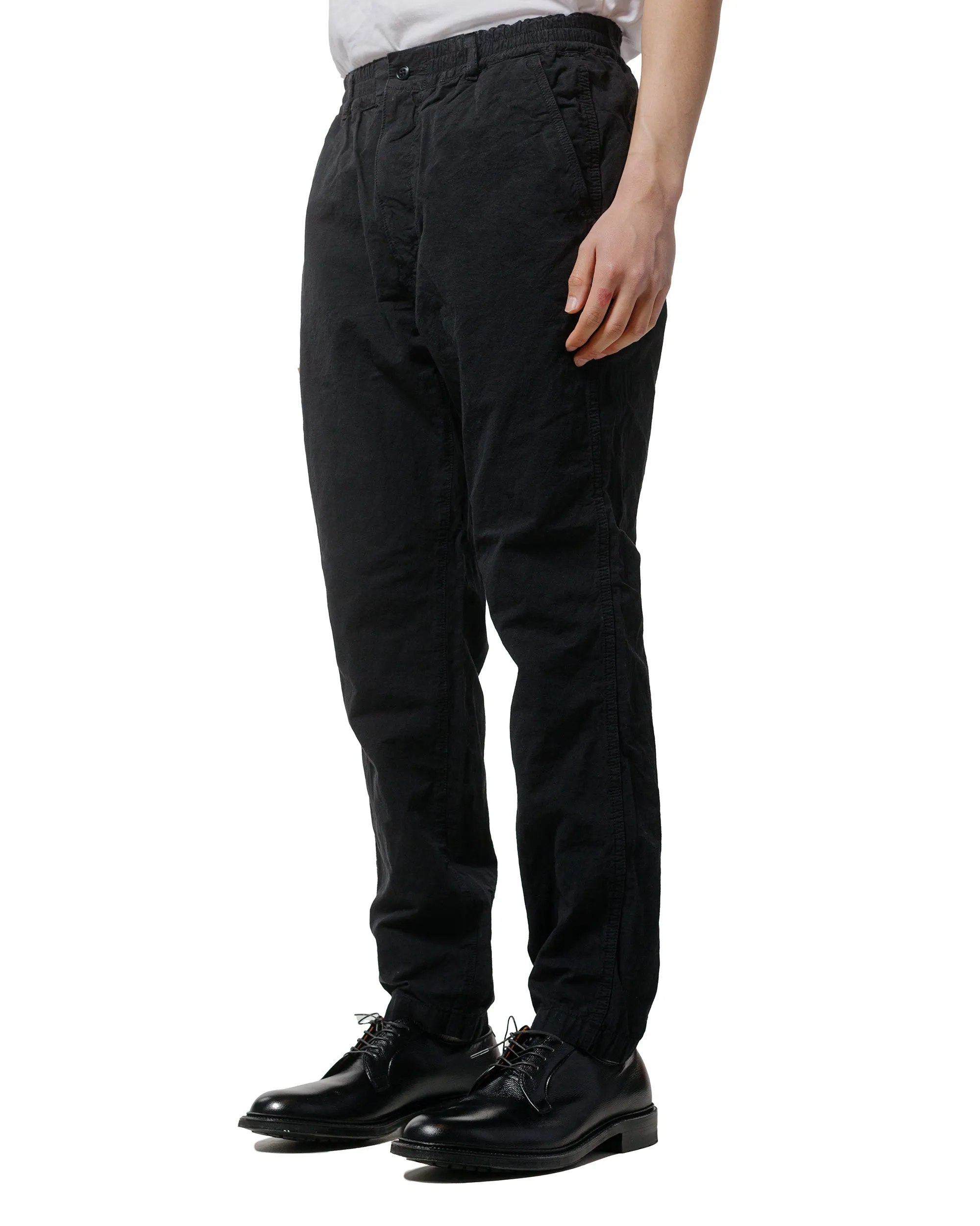 Sage de Cret High Density Cotton/Hemp Tapered Pants Black sold by Lost & Found product image thumbnail 2