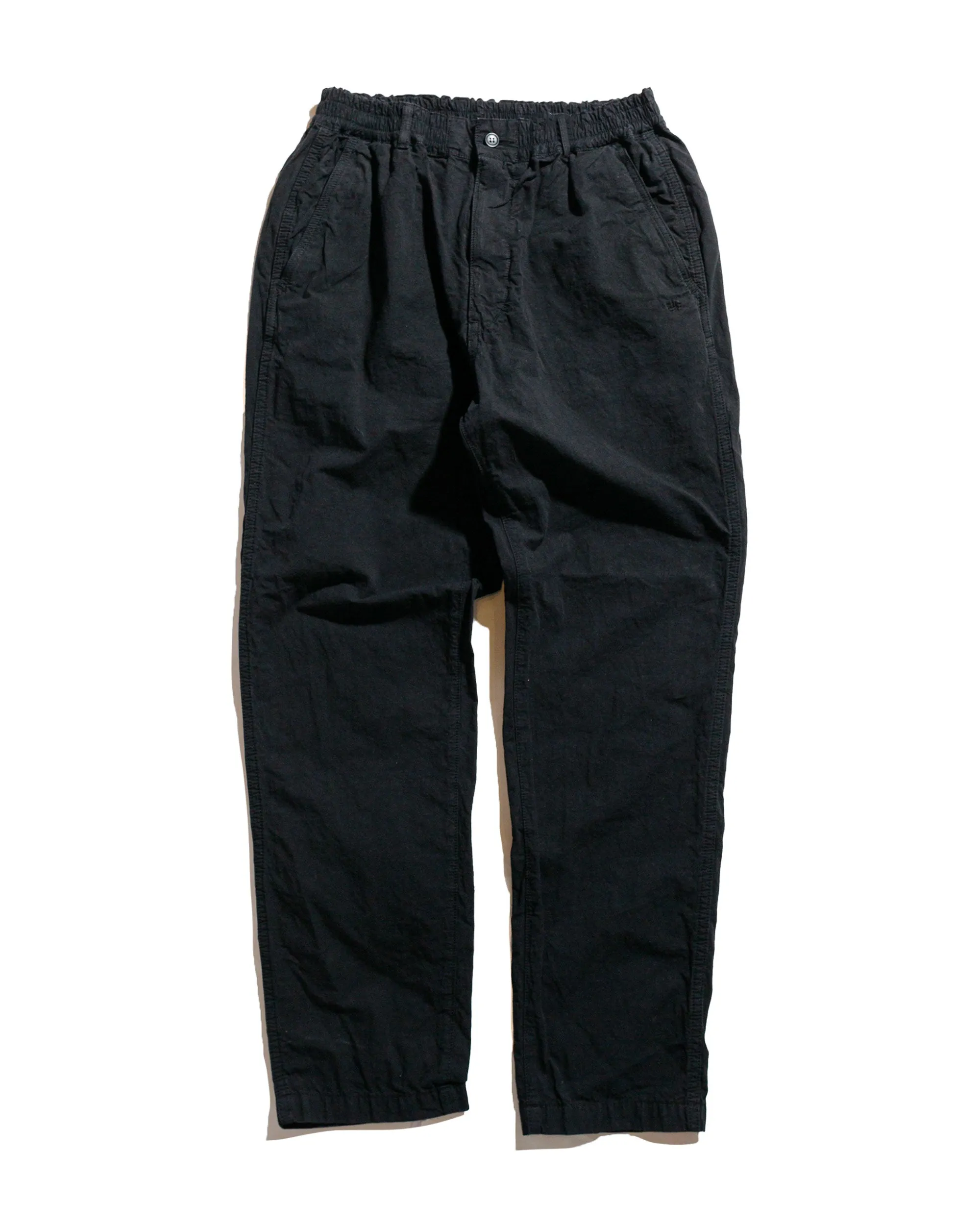 Sage de Cret High Density Cotton/Hemp Tapered Pants Black sold by Lost & Found