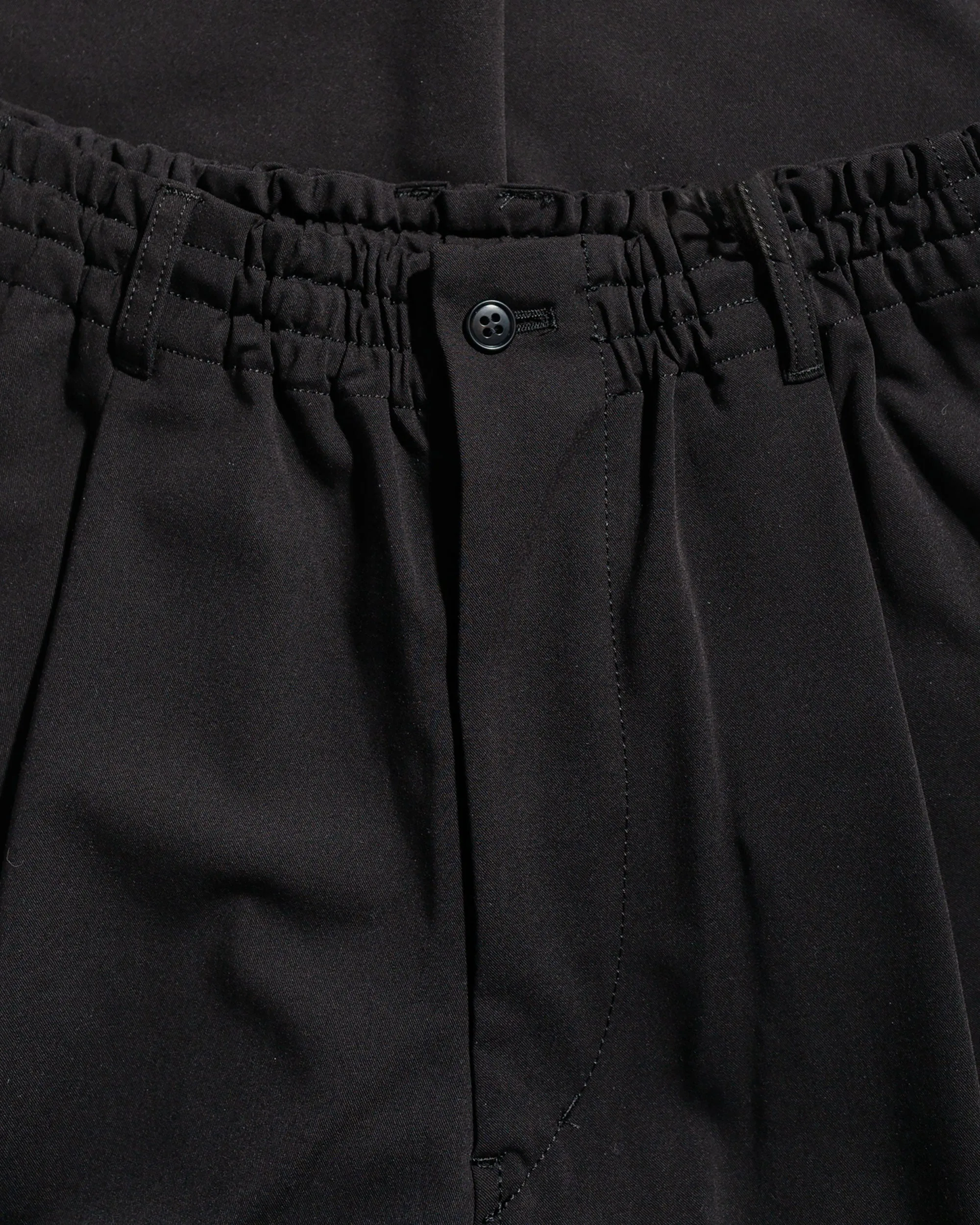 Sage de Cret Polyester/Rayon Twill Single Pleated Wide Pants Black sold by Lost & Found product image thumbnail 5