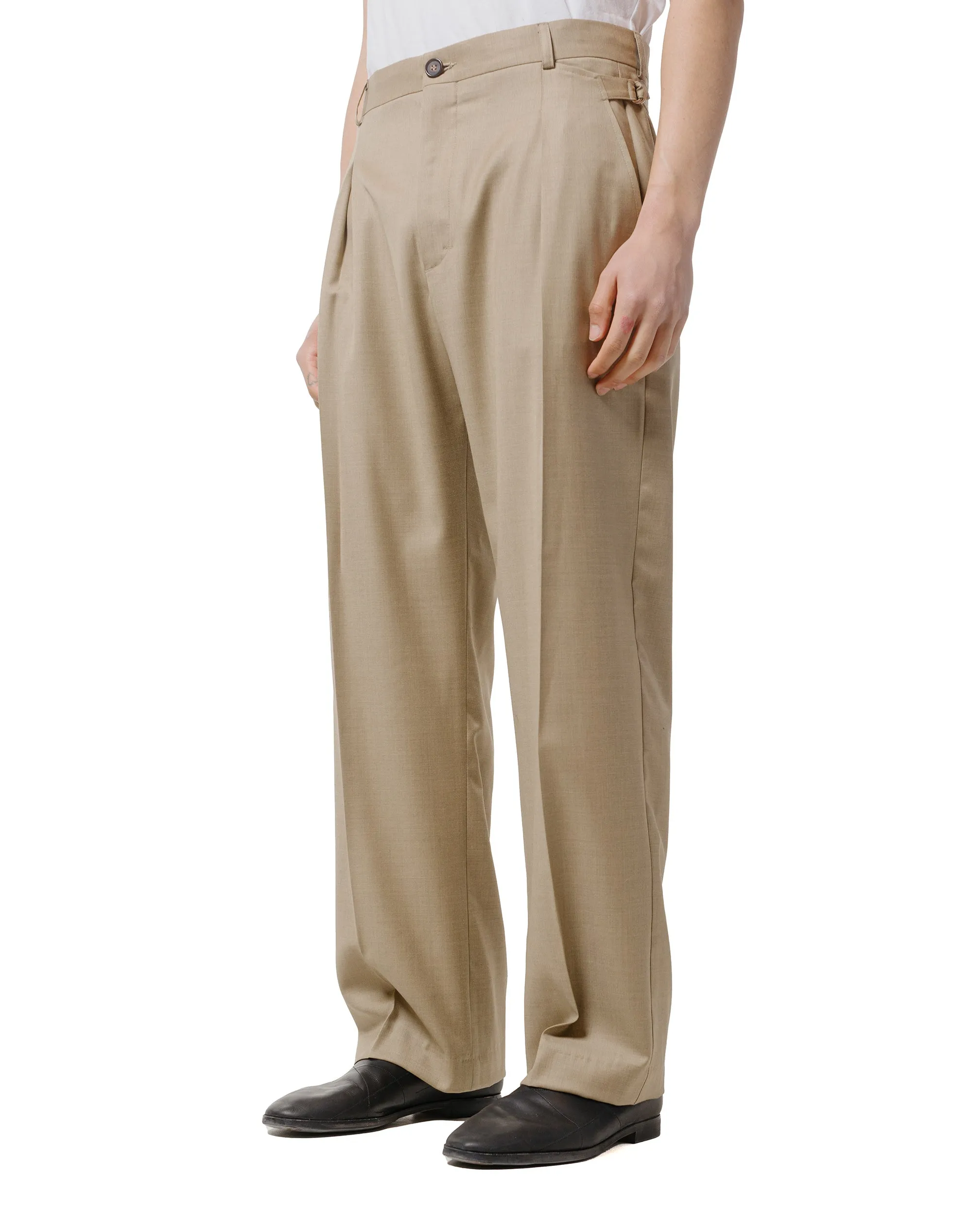 Wanze Cinch Trouser Tropical Wool Sand sold by Lost & Found product image thumbnail 2