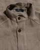 Wanze Work Smock Natural Linen Taupe sold by Lost & Found