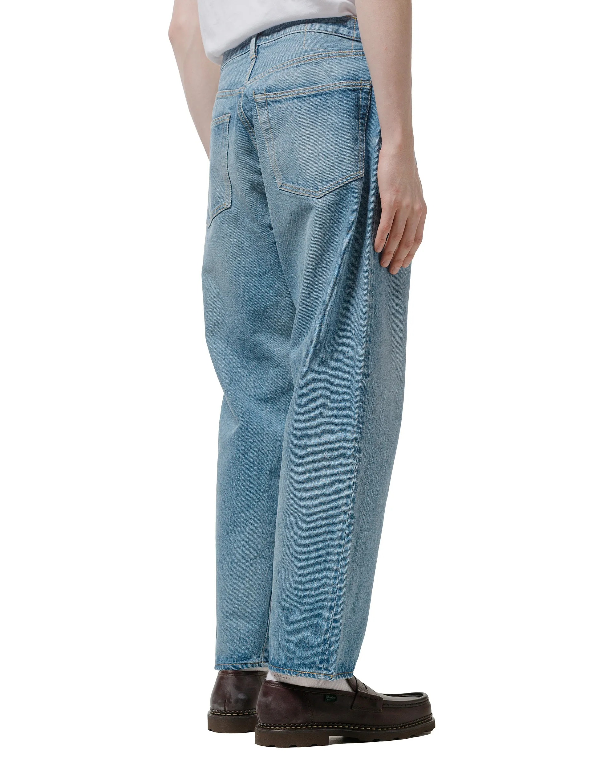 KAPTAIN SUNSHINE 5P Zipper Front Denim Pants Indigo Vintage Wash sold by Lost & Found product image thumbnail 3
