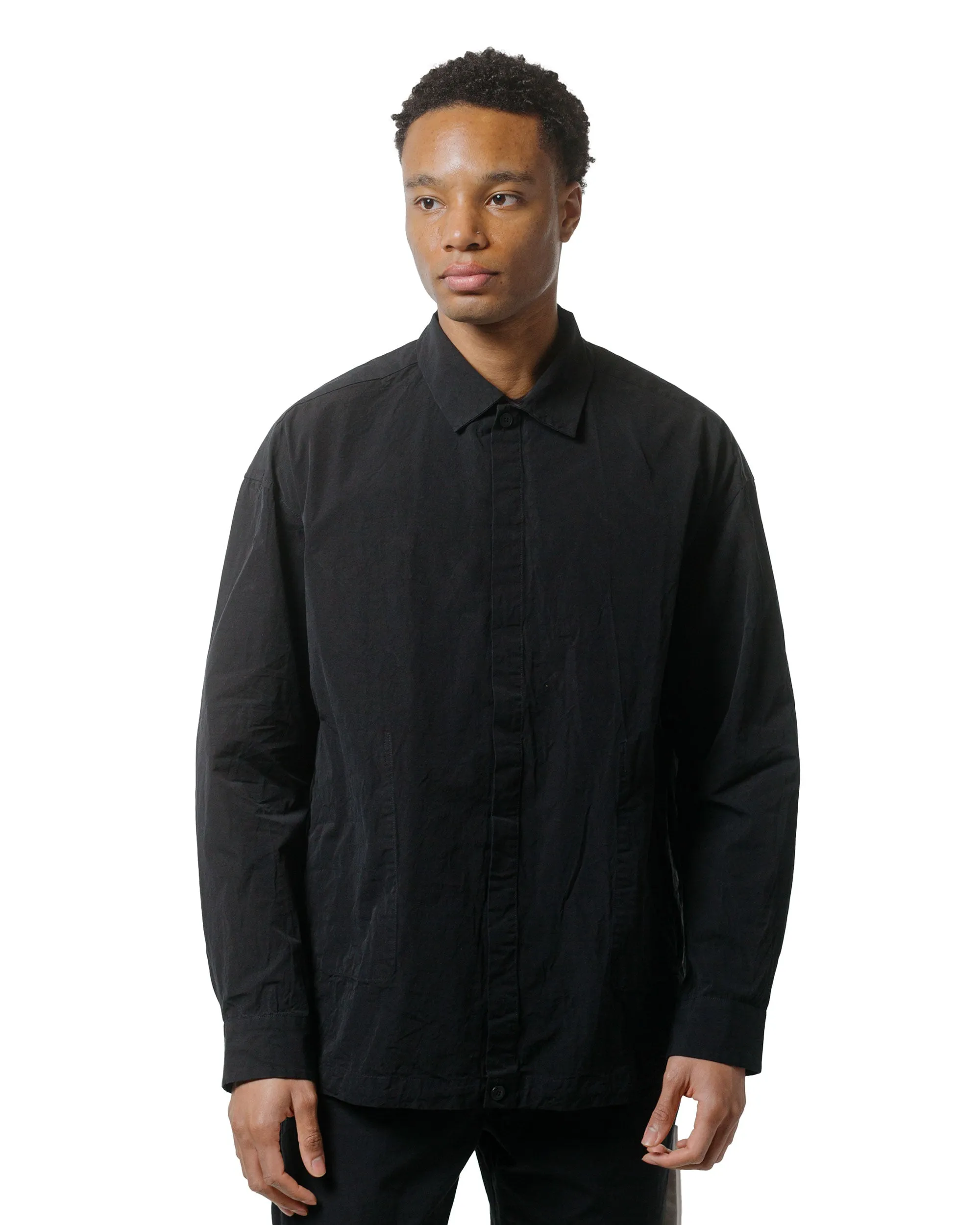 CASEY CASEY Volt Shirt Paper Cot Black sold by Lost & Found product image thumbnail 2