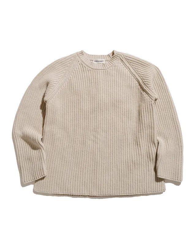 CASEY CASEY Pannocchia Sweater Crepe Cot Concrete sold by Lost & Found