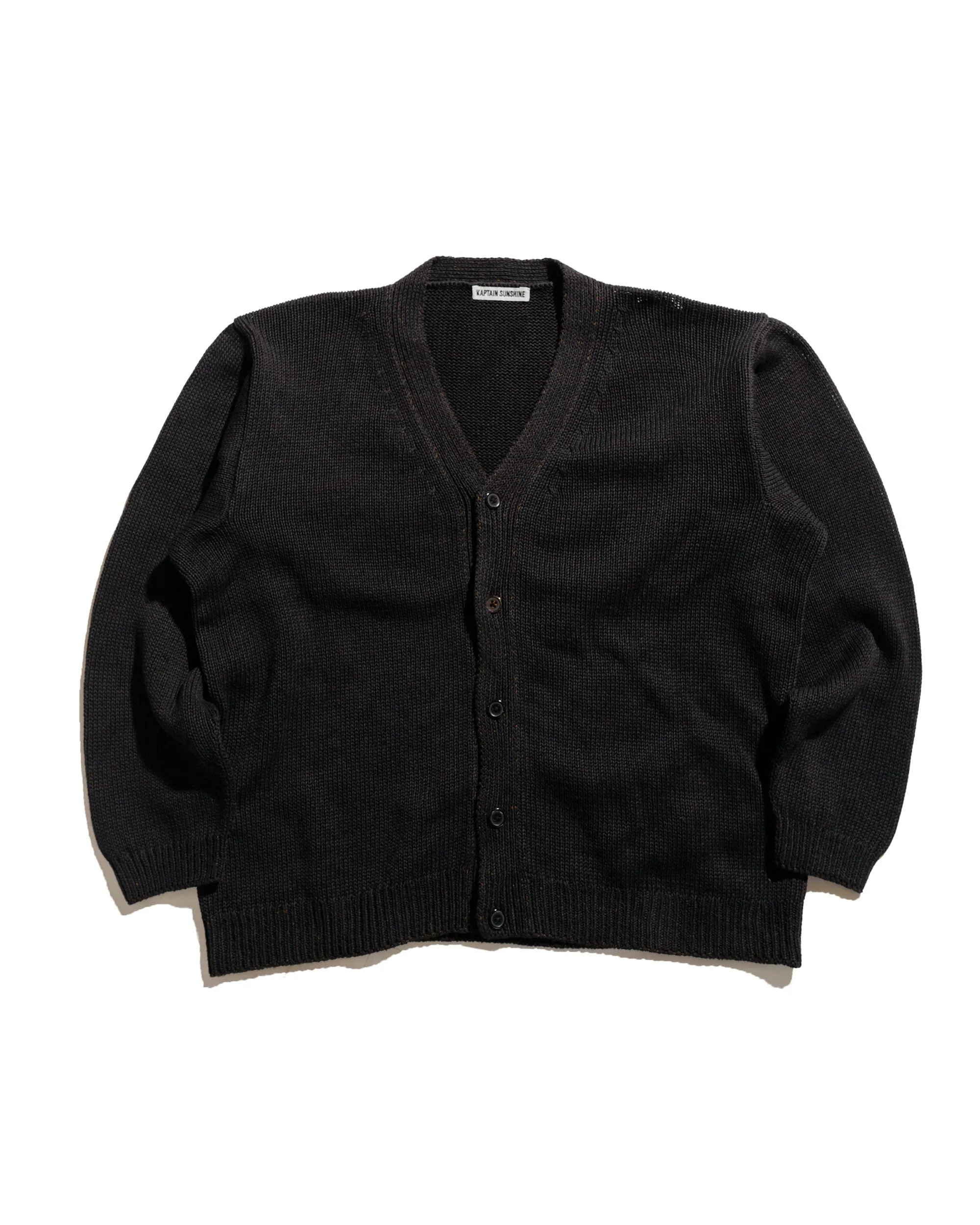 KAPTAIN SUNSHINE Cotton Washi Hand Frame Cardigan sold by Lost & Found