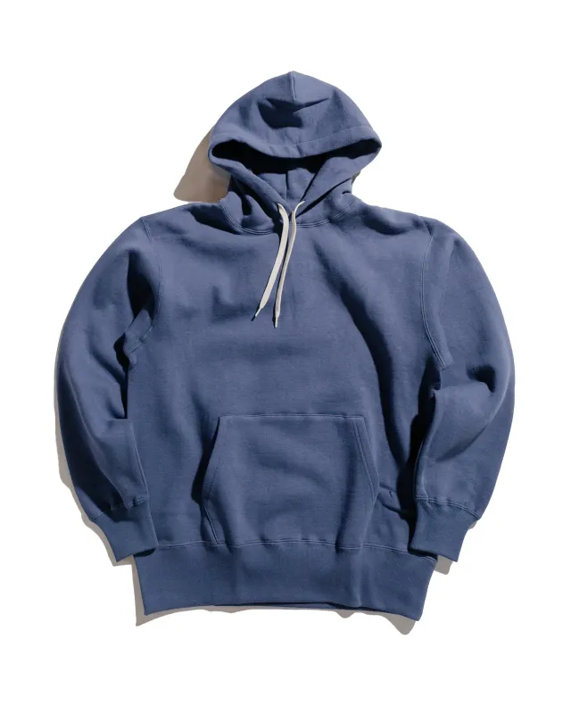 The Real McCoy’s MC24114 10 Oz. Loopwheel Hooded Sweatshirt MQ Navy sold by Lost & Found
