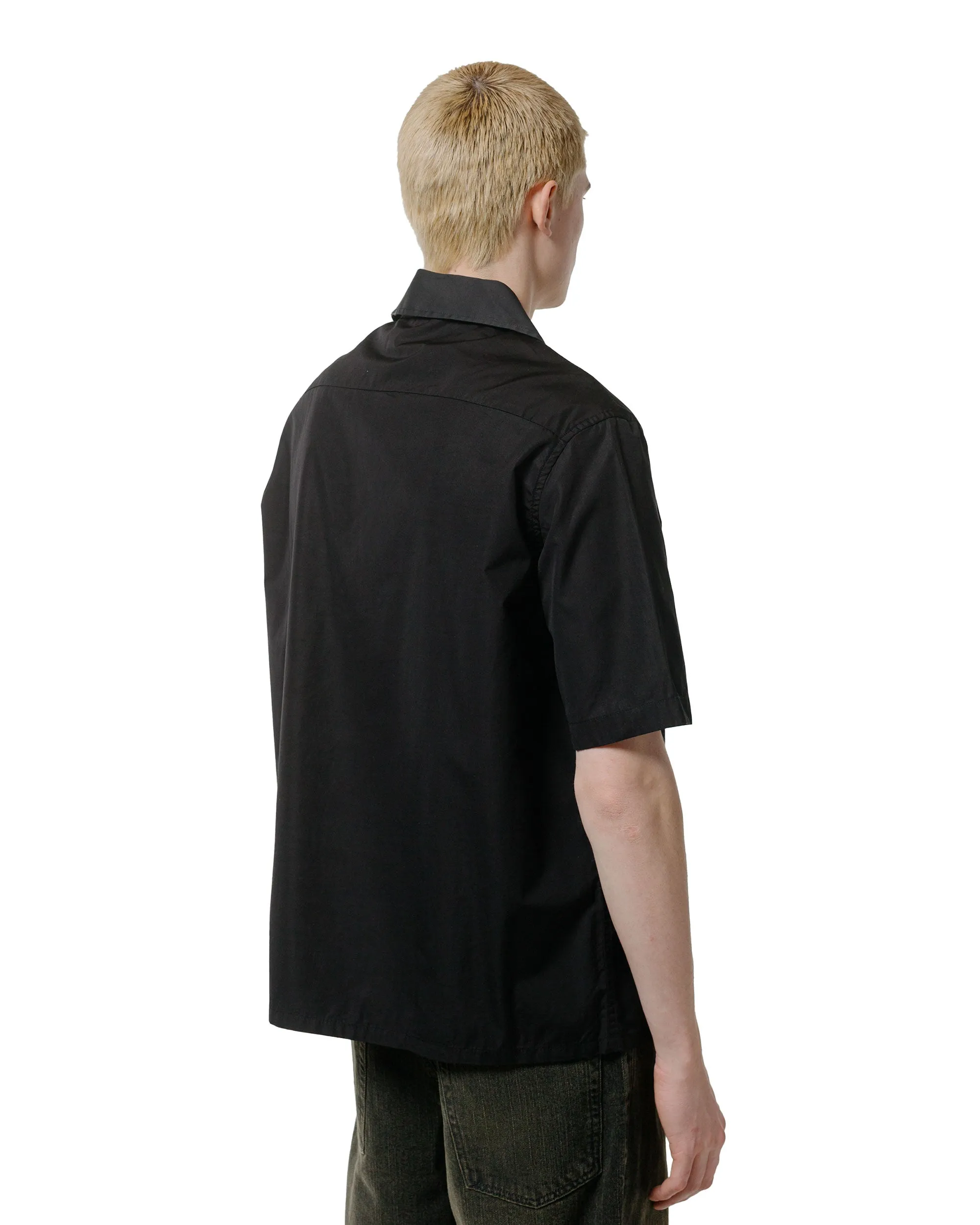 Our Legacy Heusen Shirt Shortsleeve Black All Day Poplin sold by Lost & Found product image thumbnail 3