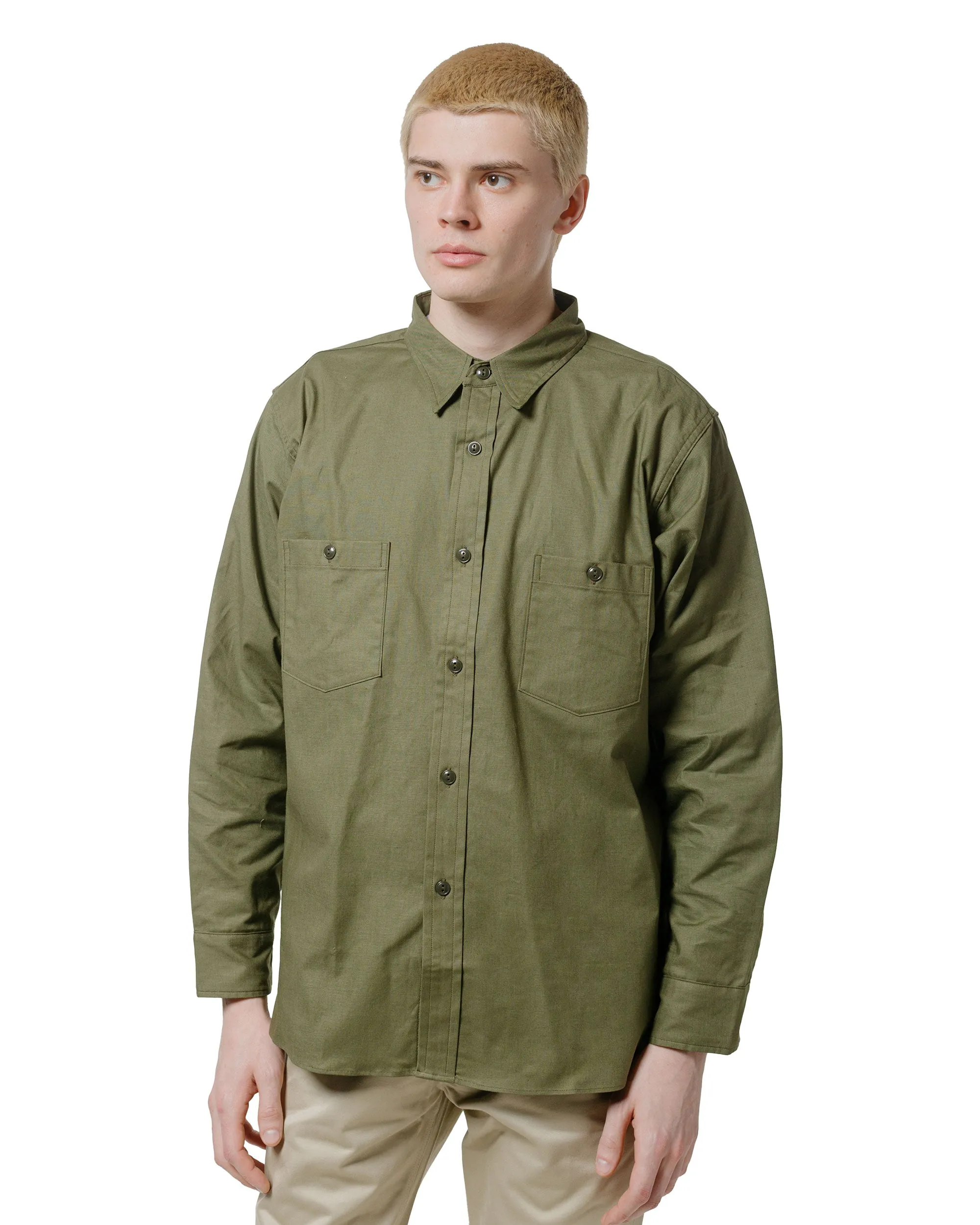 The Real McCoy's MS24101 N-3 Shirt L/S (Modify) Olive sold by Lost & Found product image thumbnail 2