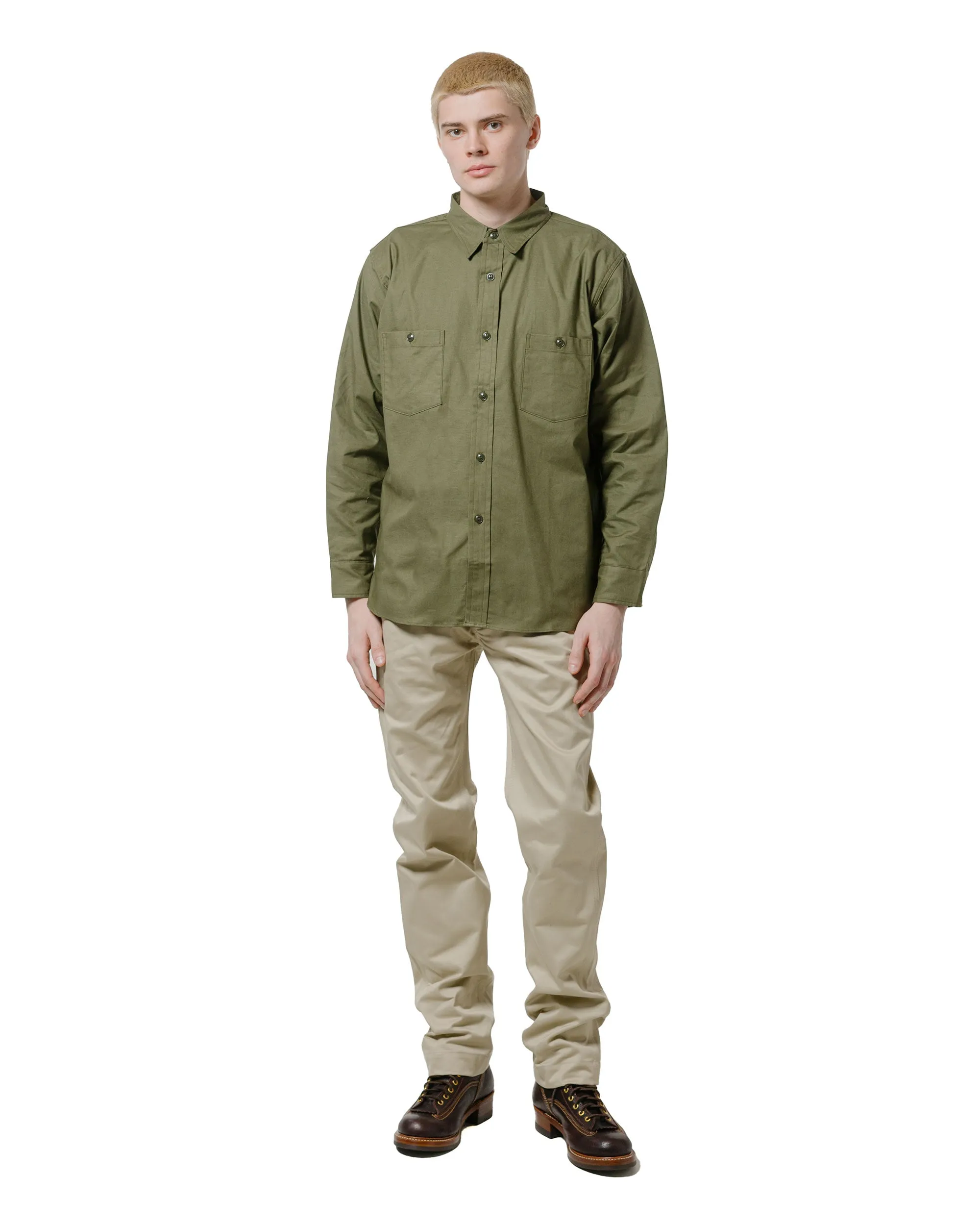 The Real McCoy's MS24101 N-3 Shirt L/S (Modify) Olive sold by Lost & Found product image thumbnail 4