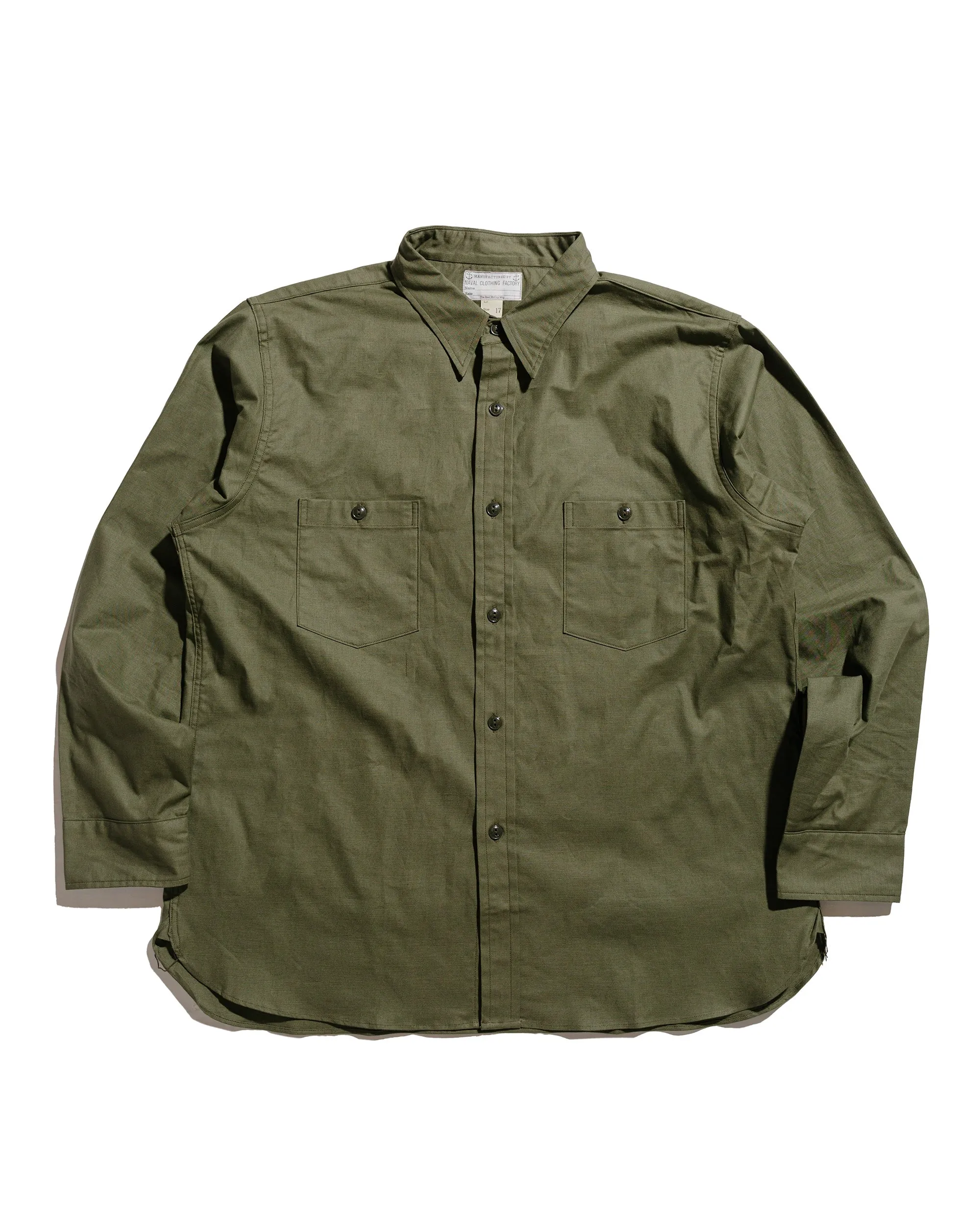 The Real McCoy's MS24101 N-3 Shirt L/S (Modify) Olive sold by Lost & Found
