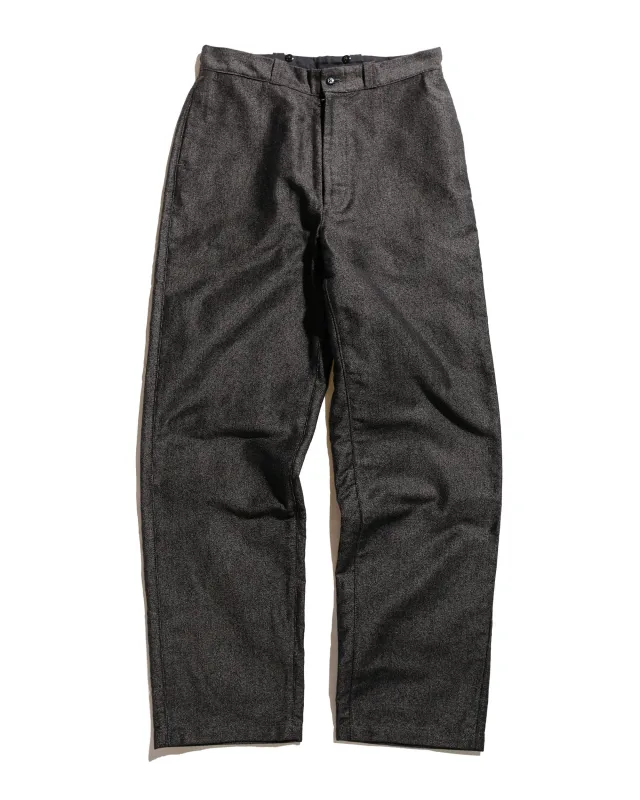 The Real McCoy's MP24101 Double Diamond Trousers / Printed Moleskin Salt & Pepper sold by Lost & Found
