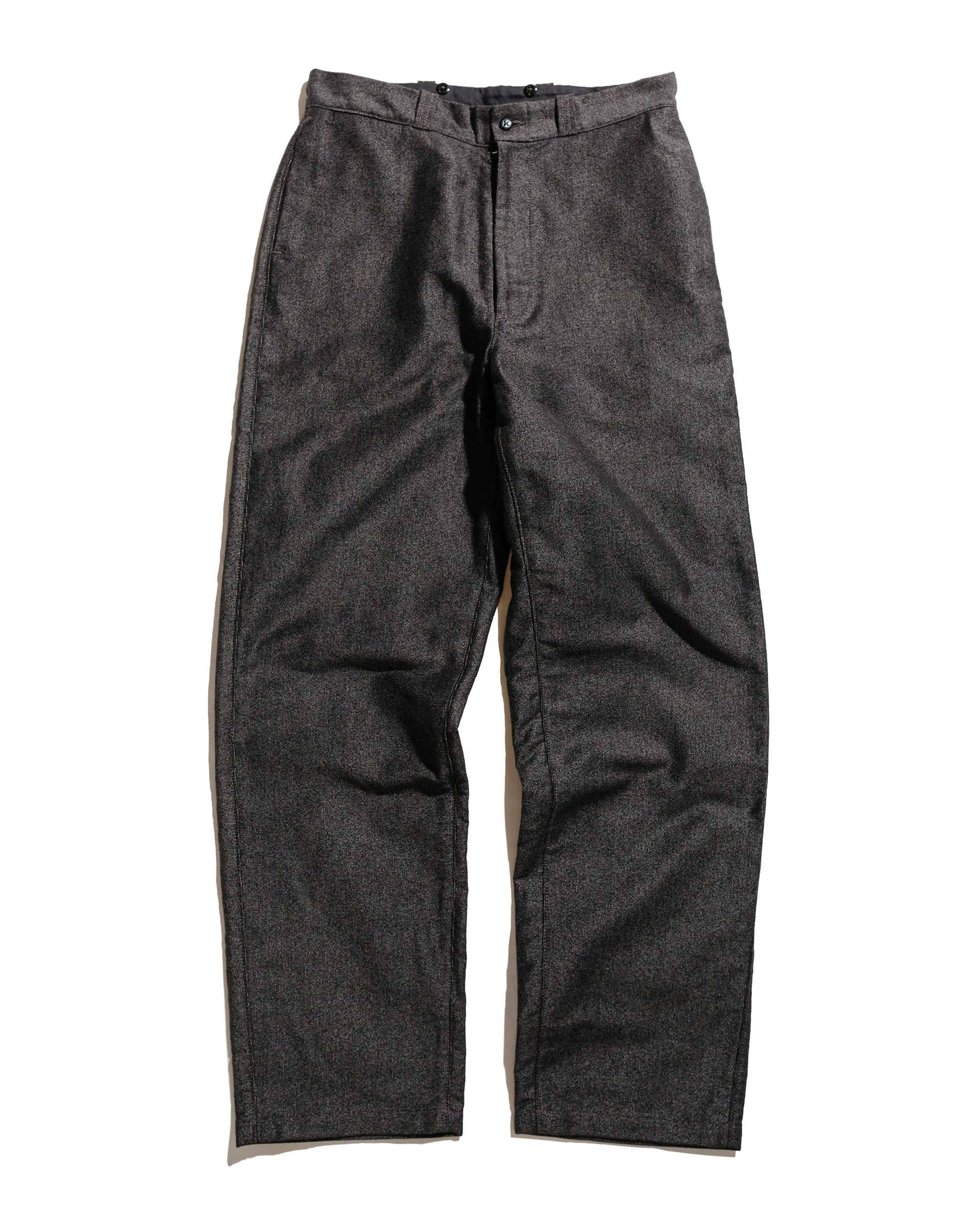 The Real McCoy's MP24101 Double Diamond Trousers / Printed Moleskin Salt & Pepper sold by Lost & Found