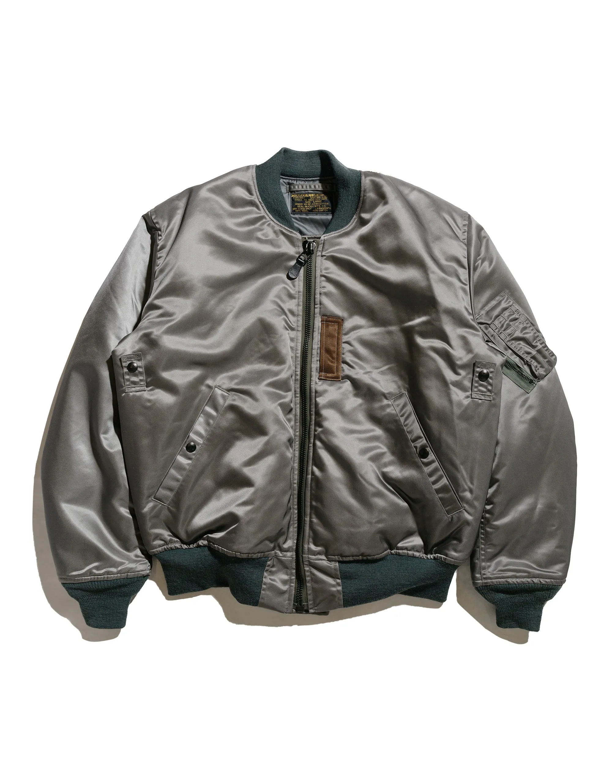 The Real McCoy's MJ24102 Type MA-1 Real McCoy Mfg. Co. / J-8279 Silver Gray sold by Lost & Found