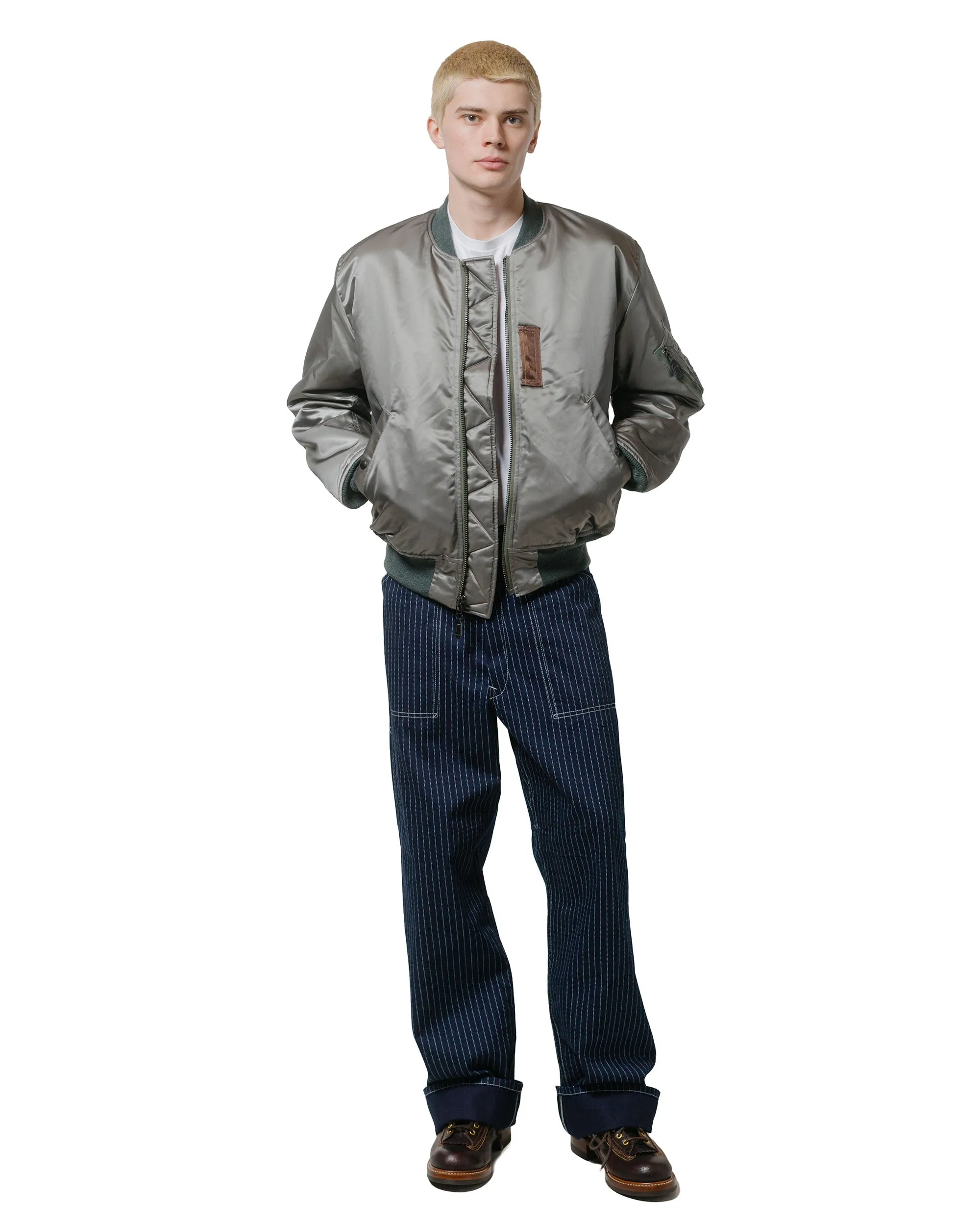 The Real McCoy's MJ24102 Type MA-1 Real McCoy Mfg. Co. / J-8279 Silver Gray sold by Lost & Found product image thumbnail 4