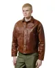 The Real McCoy's MJ23013 Type I Leather Jacket Brown sold by Lost & Found