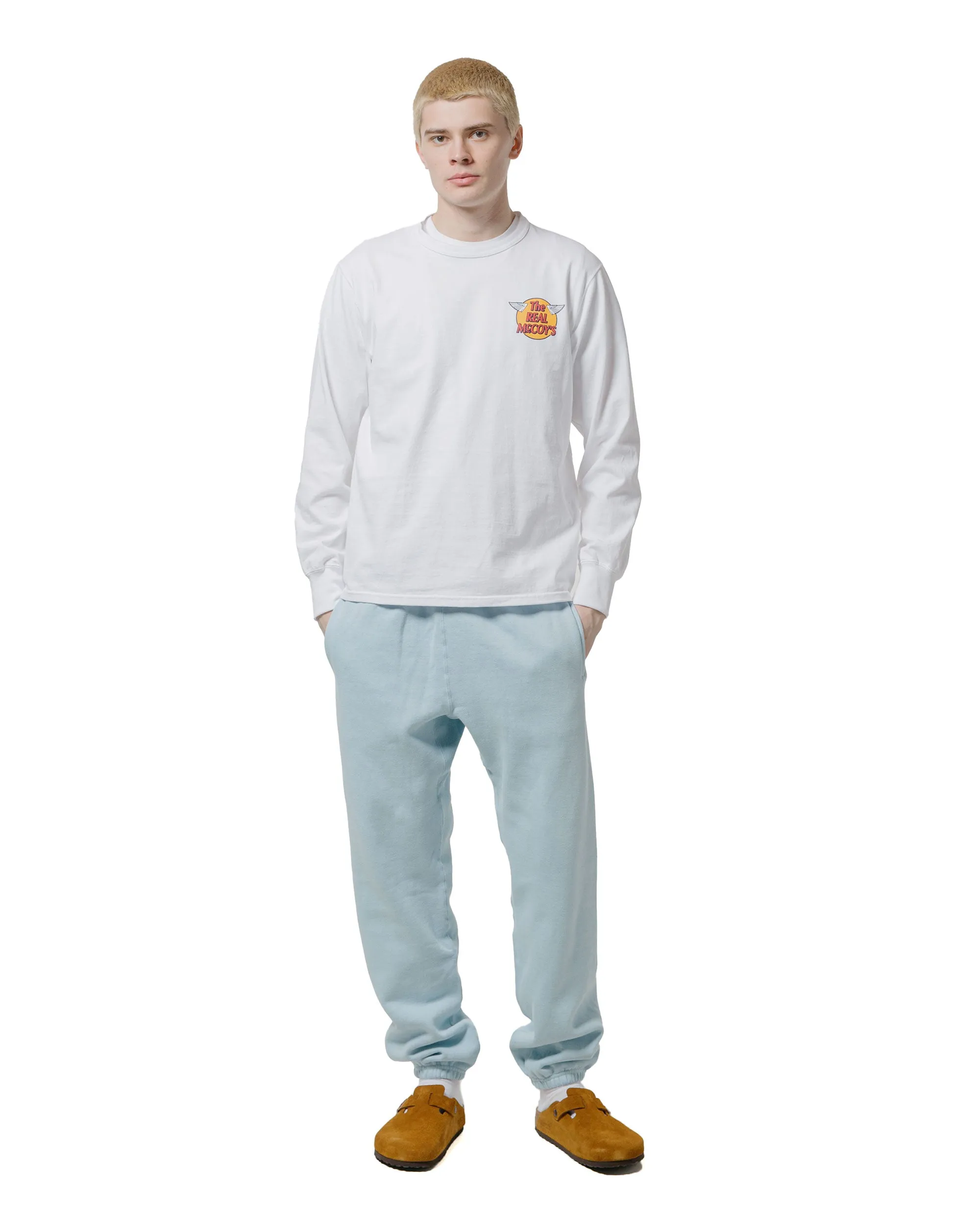 The Real McCoy's MC24116 10 Oz. Loopwheel Sweat Pants Saxe sold by Lost & Found product image thumbnail 4
