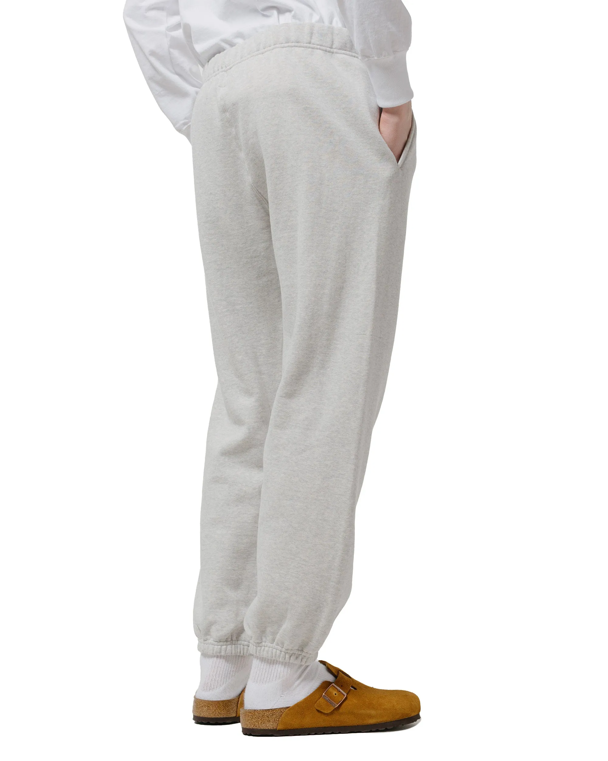 The Real McCoy's MC24116 10 Oz. Loopwheel Sweat Pants Snow Gray sold by Lost & Found product image thumbnail 3