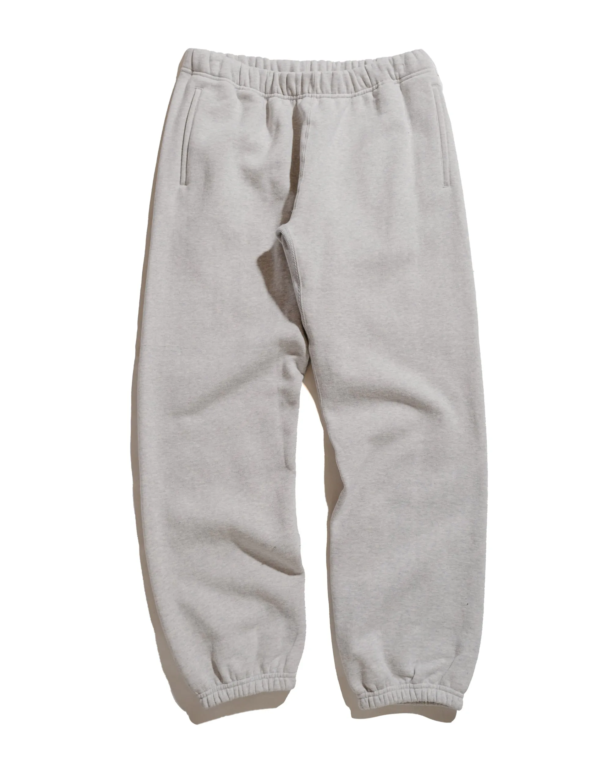 The Real McCoy's MC24116 10 Oz. Loopwheel Sweat Pants Snow Gray sold by Lost & Found
