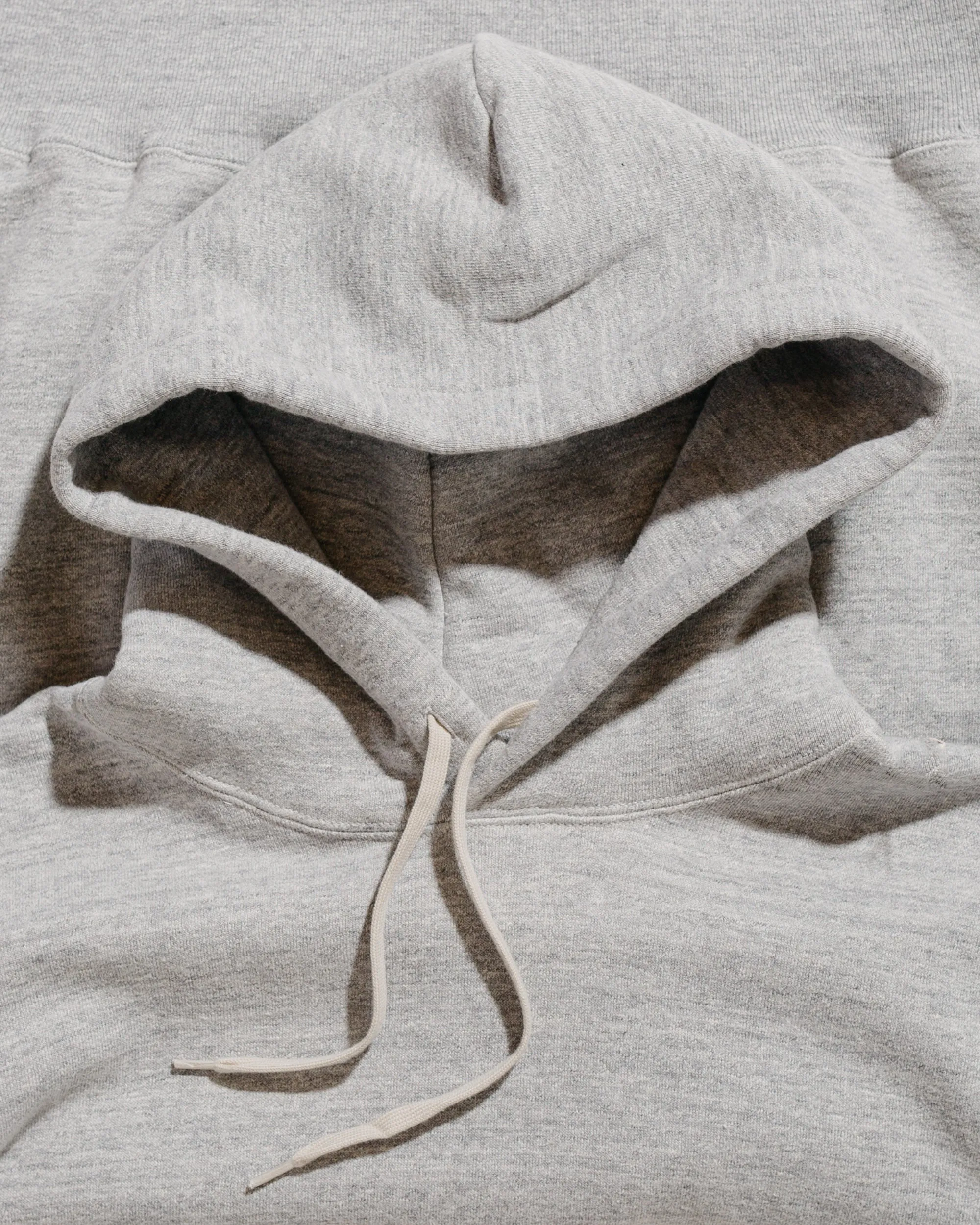The Real McCoy’s MC24114 10 Oz. Loopwheel Hooded Sweatshirt Gray sold by Lost & Found product image thumbnail 5