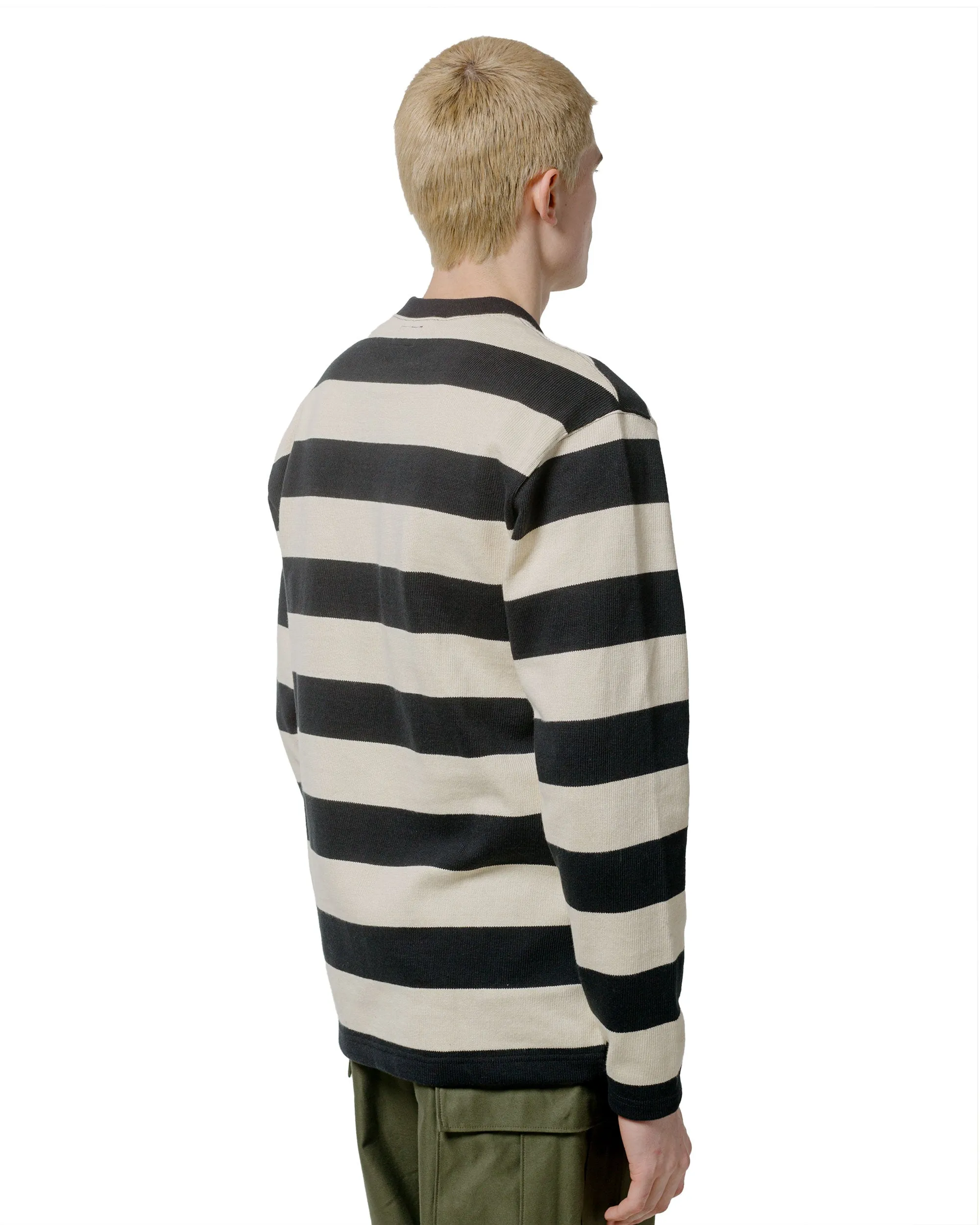 The Real McCoy's BC24101 Buco Stripe Racing Jersey Black/White sold by Lost & Found product image thumbnail 3