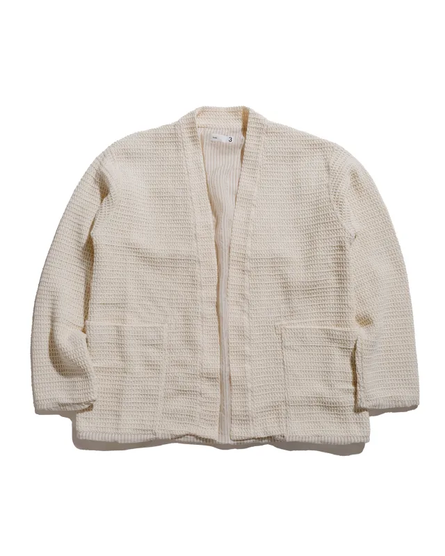 ts(s) Lined Easy Cardigan Cotton/Polyester Russell Knitting Jersey Cream sold by Lost & Found