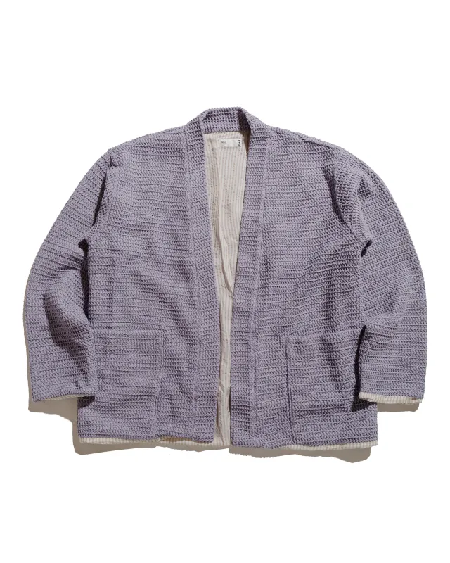 ts(s) Lined Easy Cardigan Cotton/Polyester Russell Knitting Jersey Lavender sold by Lost & Found
