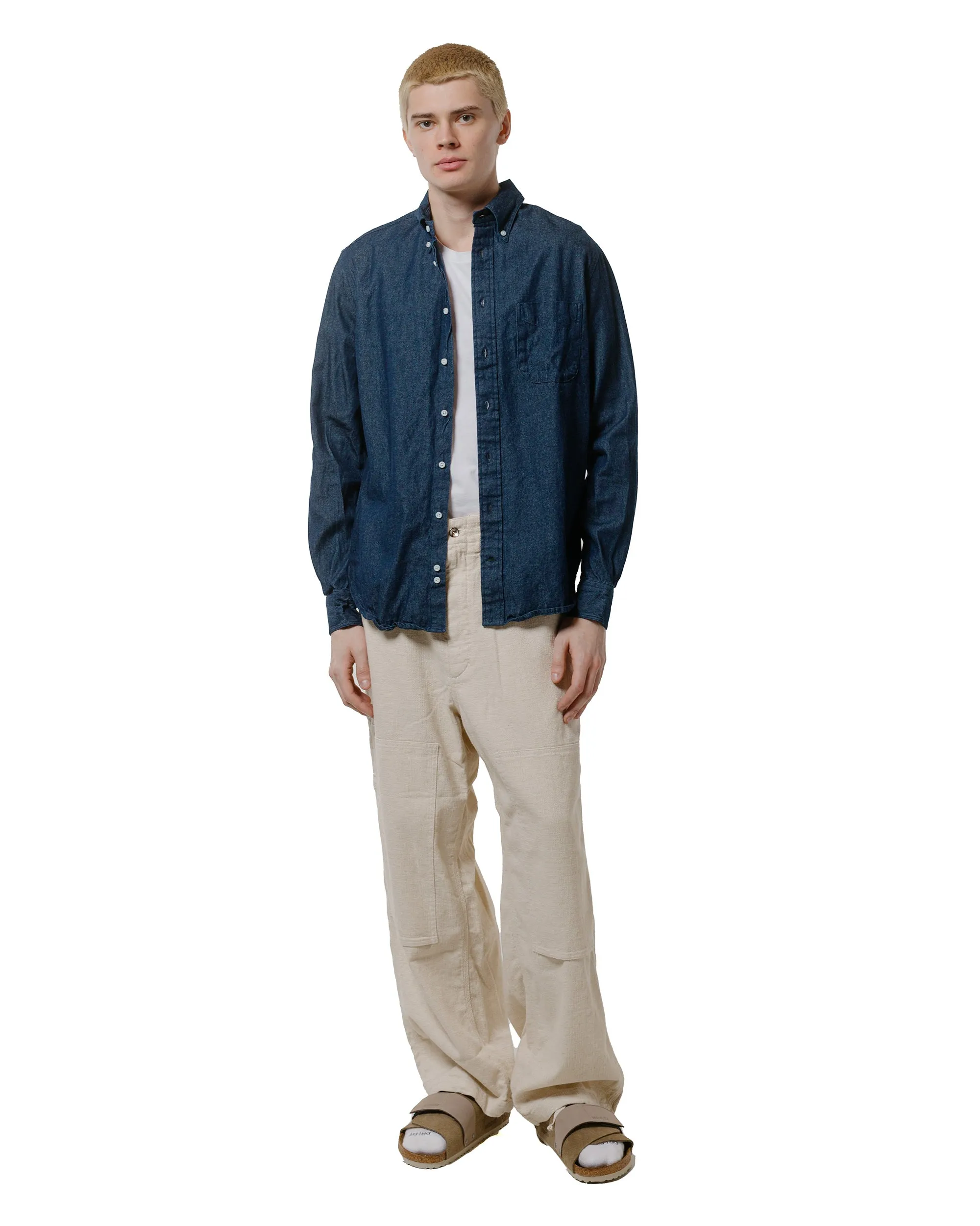 Gitman Vintage Bros. Summerweight Indigo Denim Shirt sold by Lost & Found product image thumbnail 4