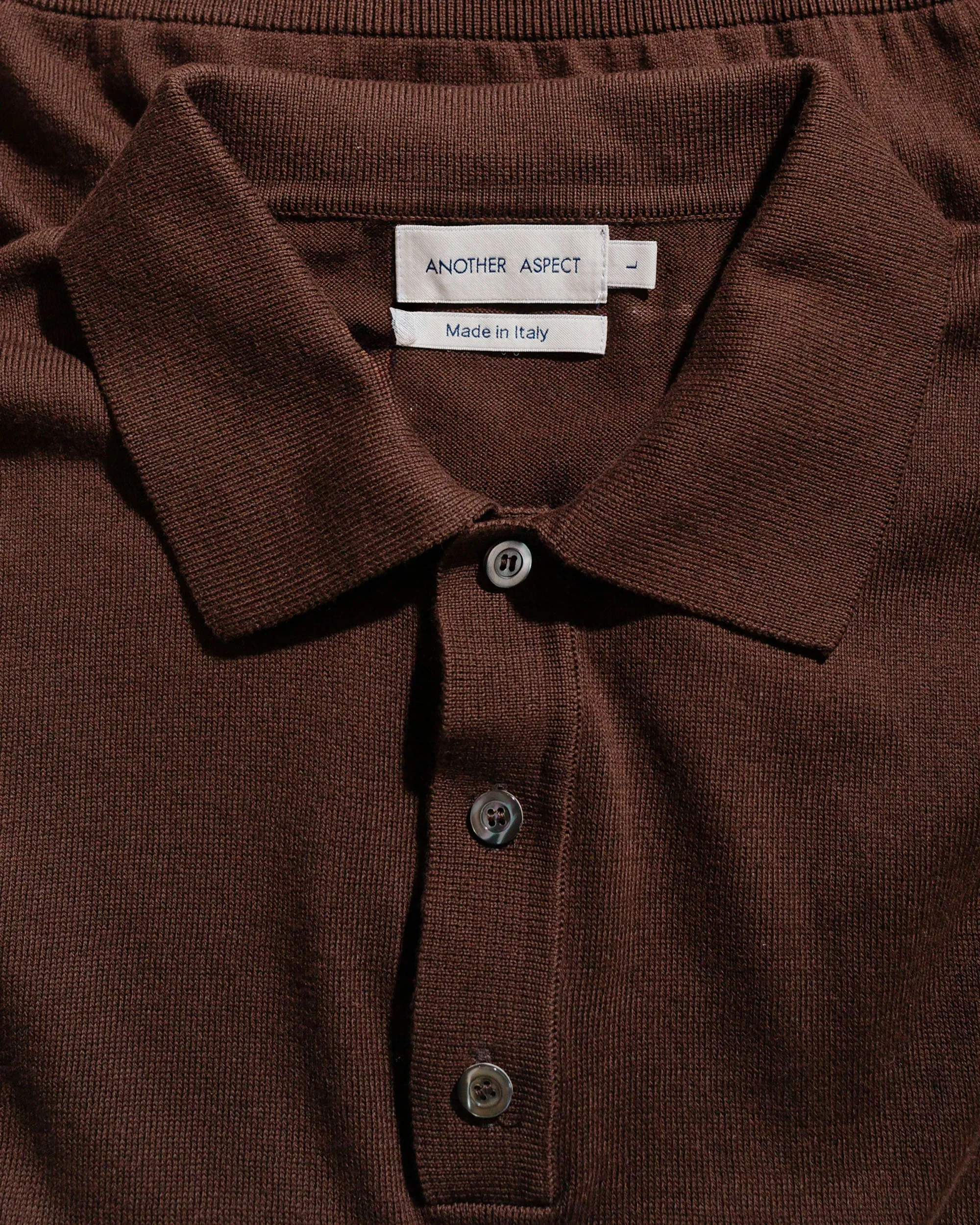 Another Aspect Another Polo Shirt 3.0 Light Brown sold by Lost & Found product image thumbnail 5