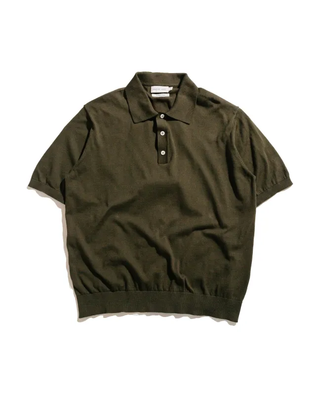 Another Aspect Another Polo Shirt 3.0 Green sold by Lost & Found