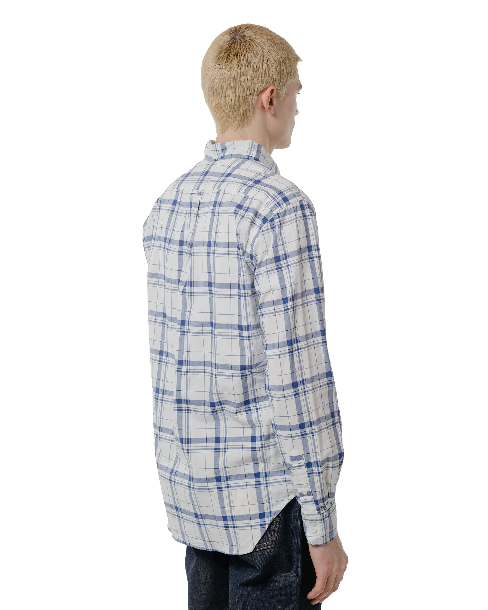 Gitman Vintage Bros. Navy Archive Dishtowel Check Shirt sold by Lost & Found product image thumbnail 3