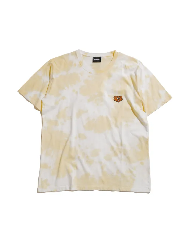 Howlin' Cosmic Short Sleeve Shaggy Bear Soft Yellow made by Howlin'