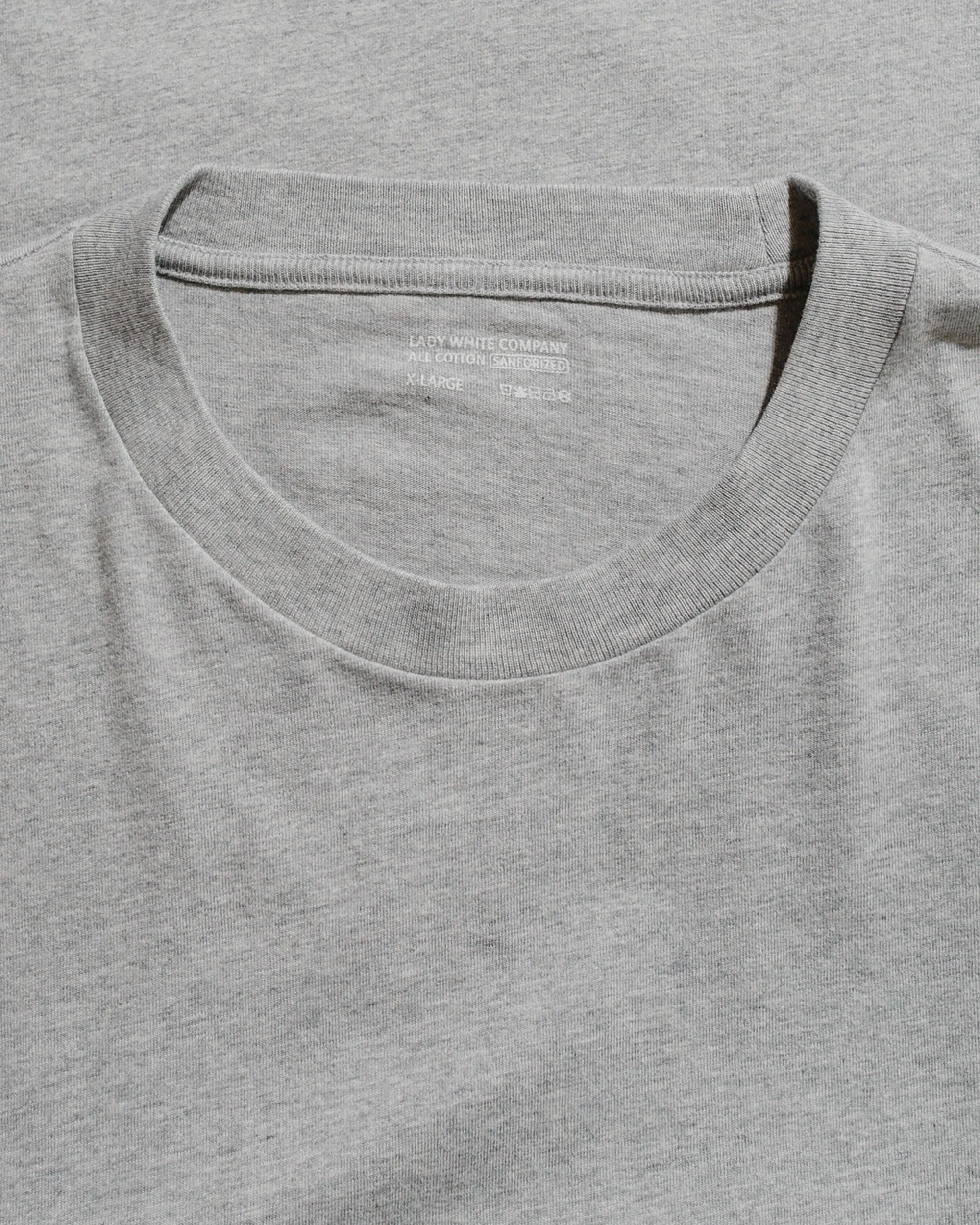 Lady White Co. Municipal T-Shirt Heather Grey sold by Lost & Found product image thumbnail 5