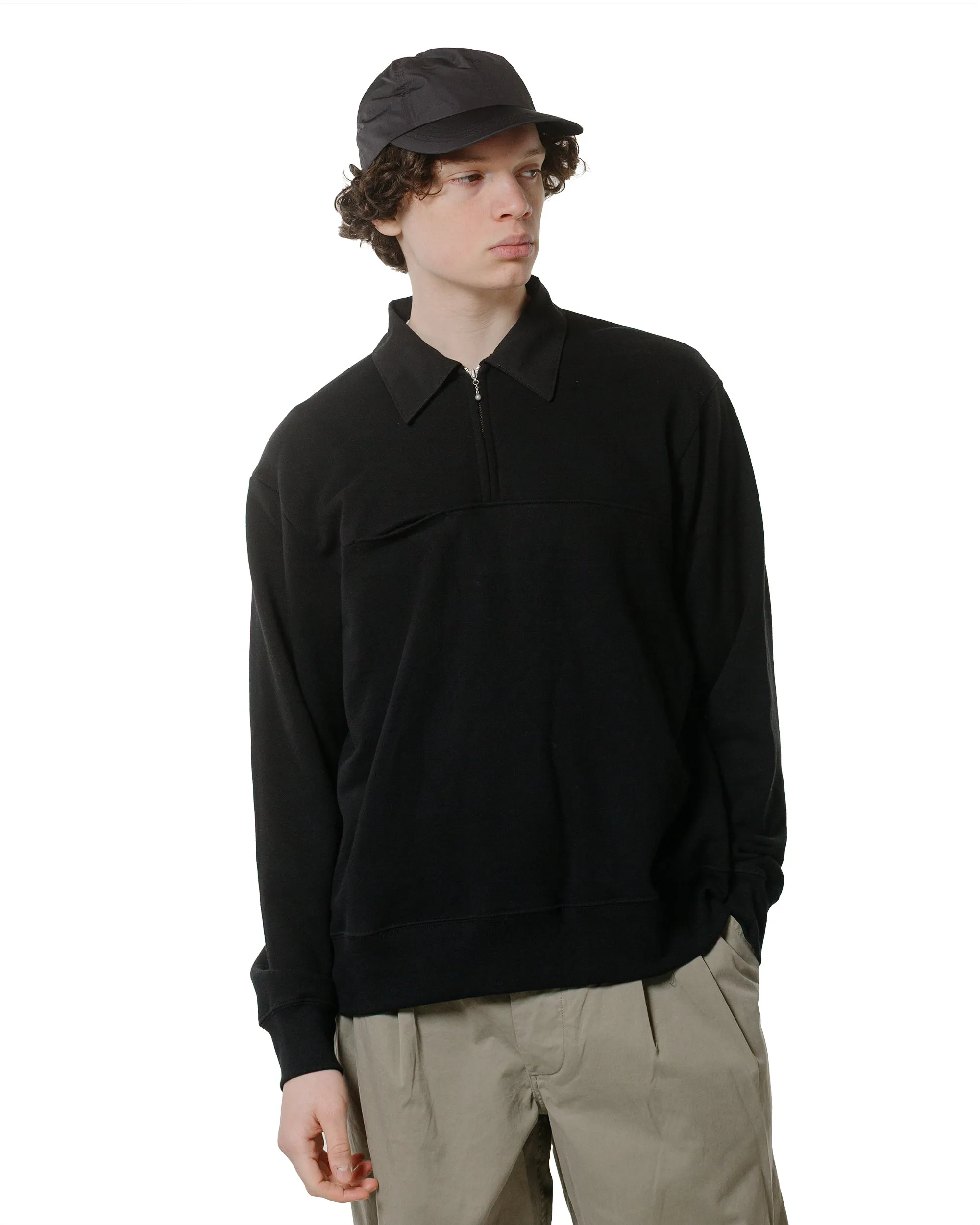 Lady White Co. Anderson Quarter Zip Black sold by Lost & Found product image thumbnail 2