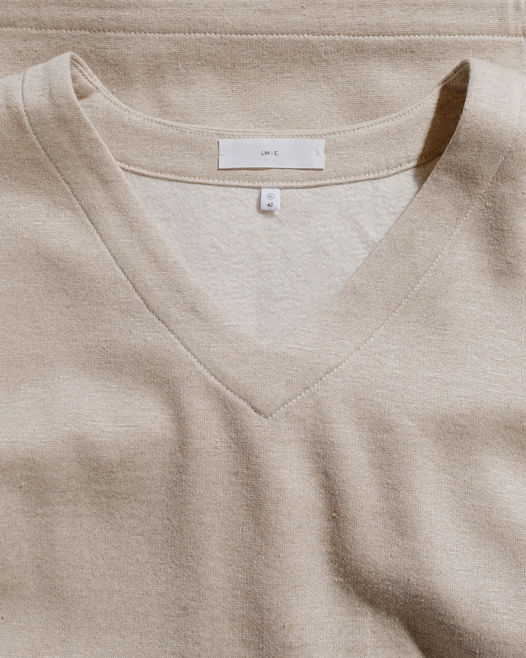 Lady White Co. V Neck Sweater Natural sold by Lost & Found product image thumbnail 5