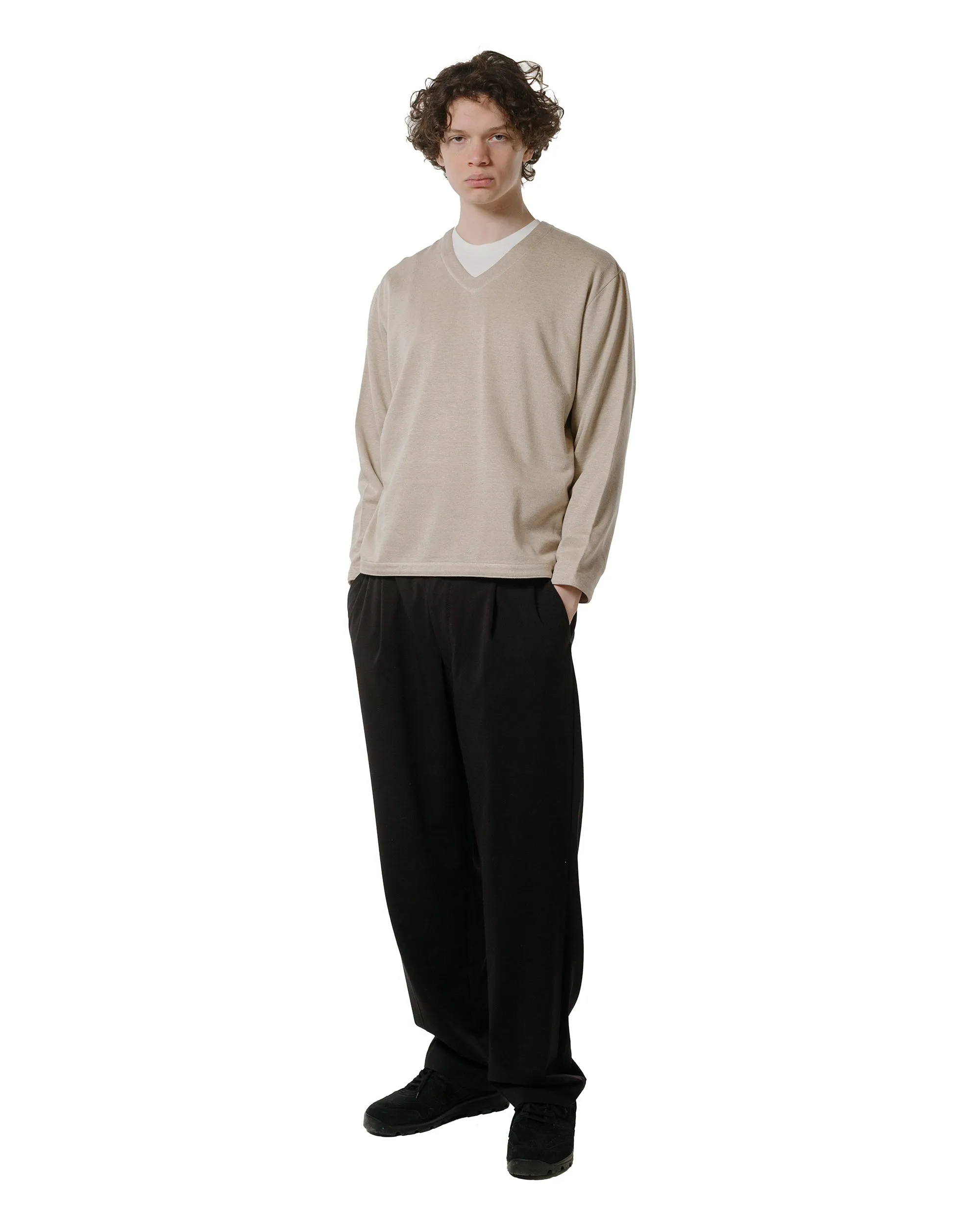 Lady White Co. V Neck Sweater Natural sold by Lost & Found product image thumbnail 4