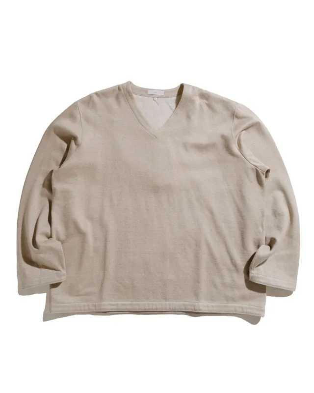 Lady White Co. V Neck Sweater Natural sold by Lost & Found