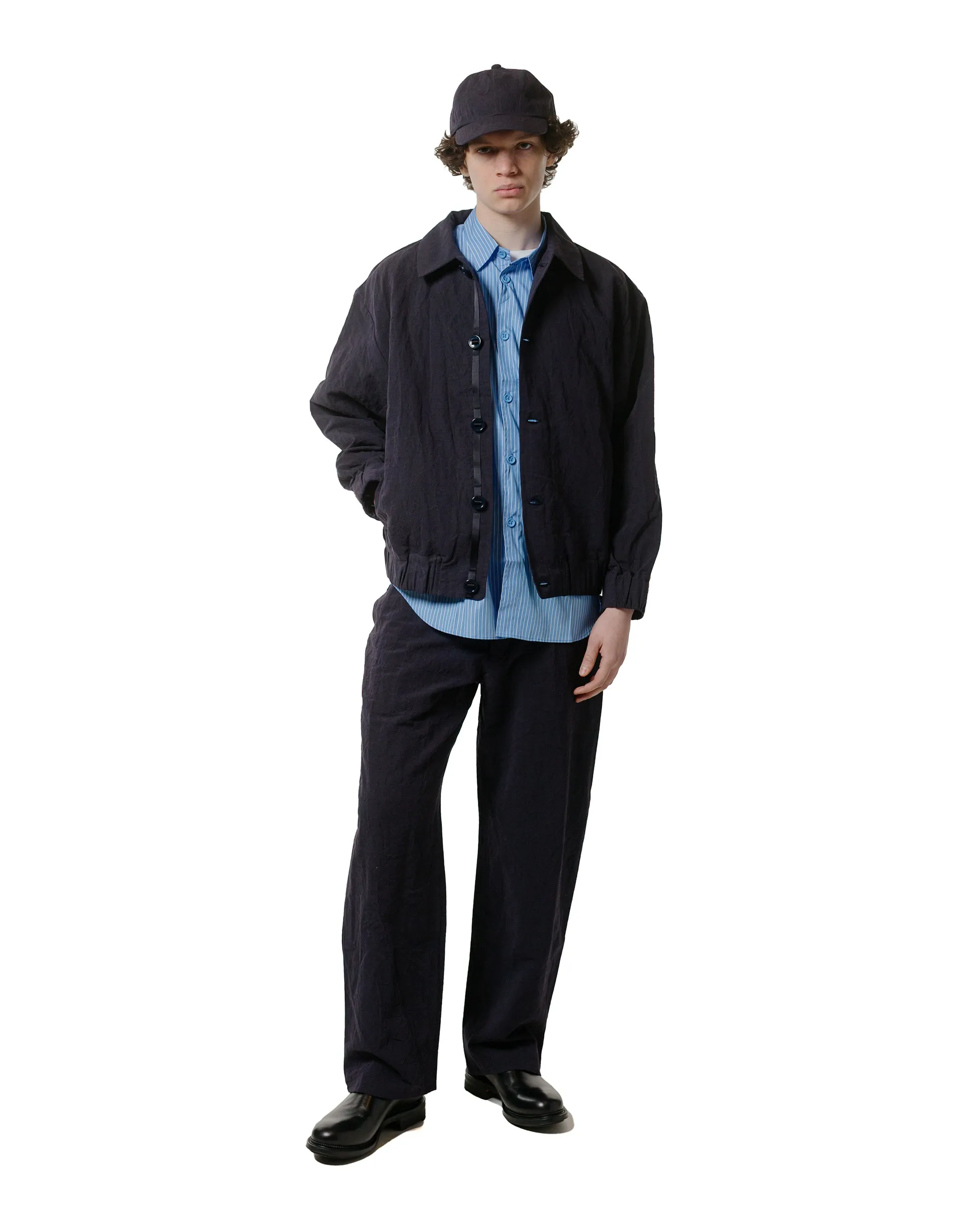 MAN-TLE R18P4 Wide Pants Rock Linen sold by Lost & Found product image thumbnail 4