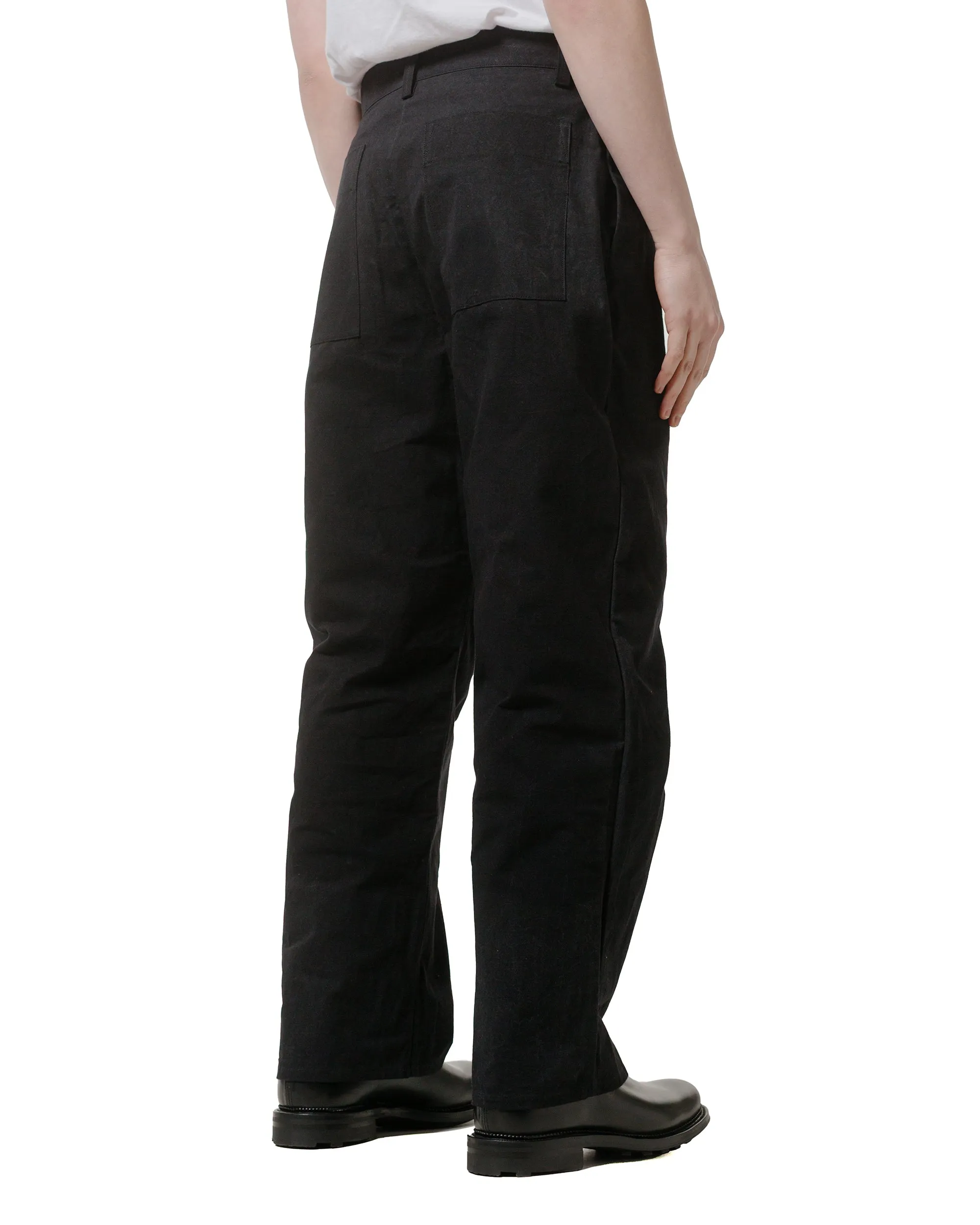 MAN-TLE R0P4 Wide Pants Black Wax sold by Lost & Found product image thumbnail 3