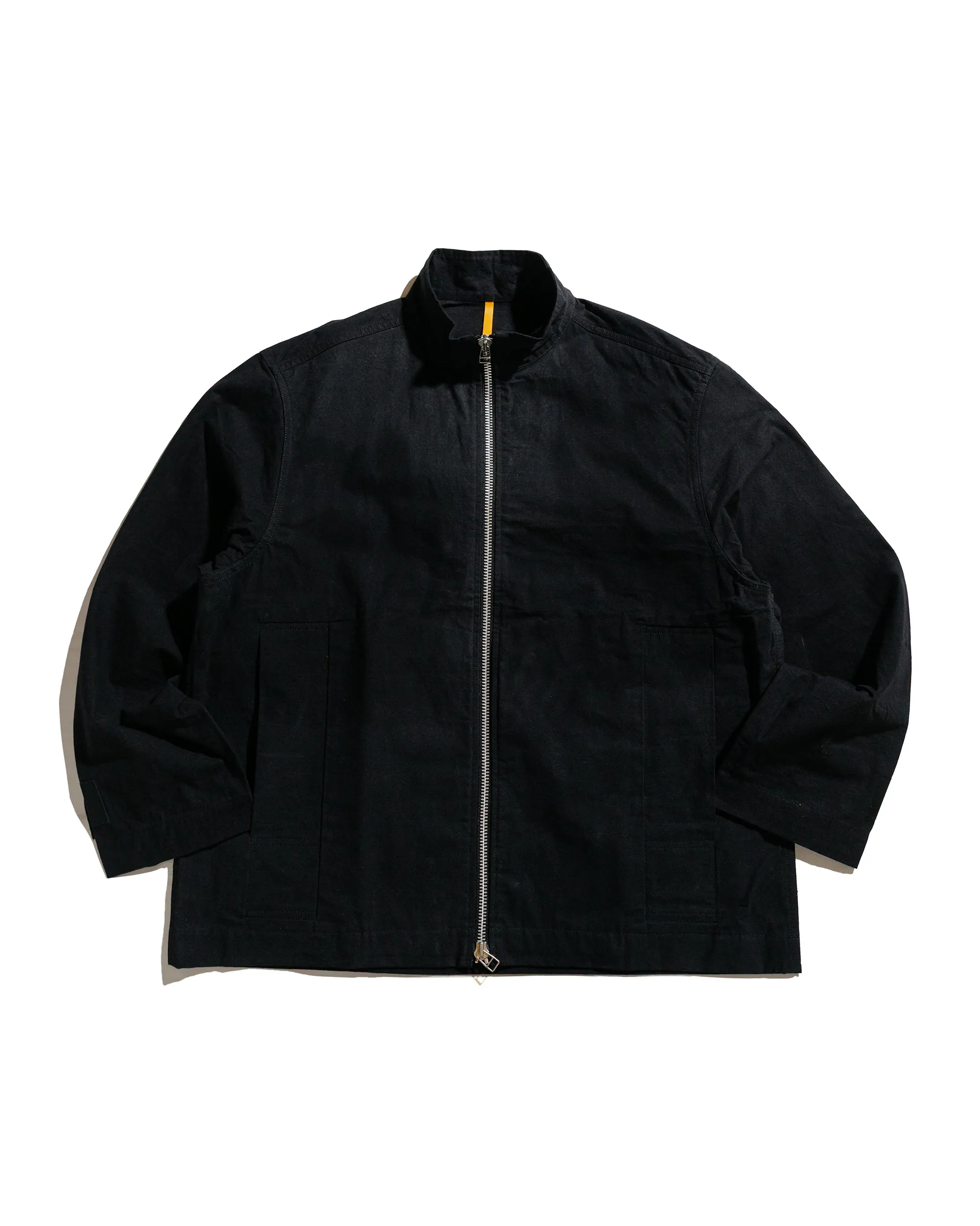 MAN-TLE R18S7 Block Jacket Black Wax sold by Lost & Found