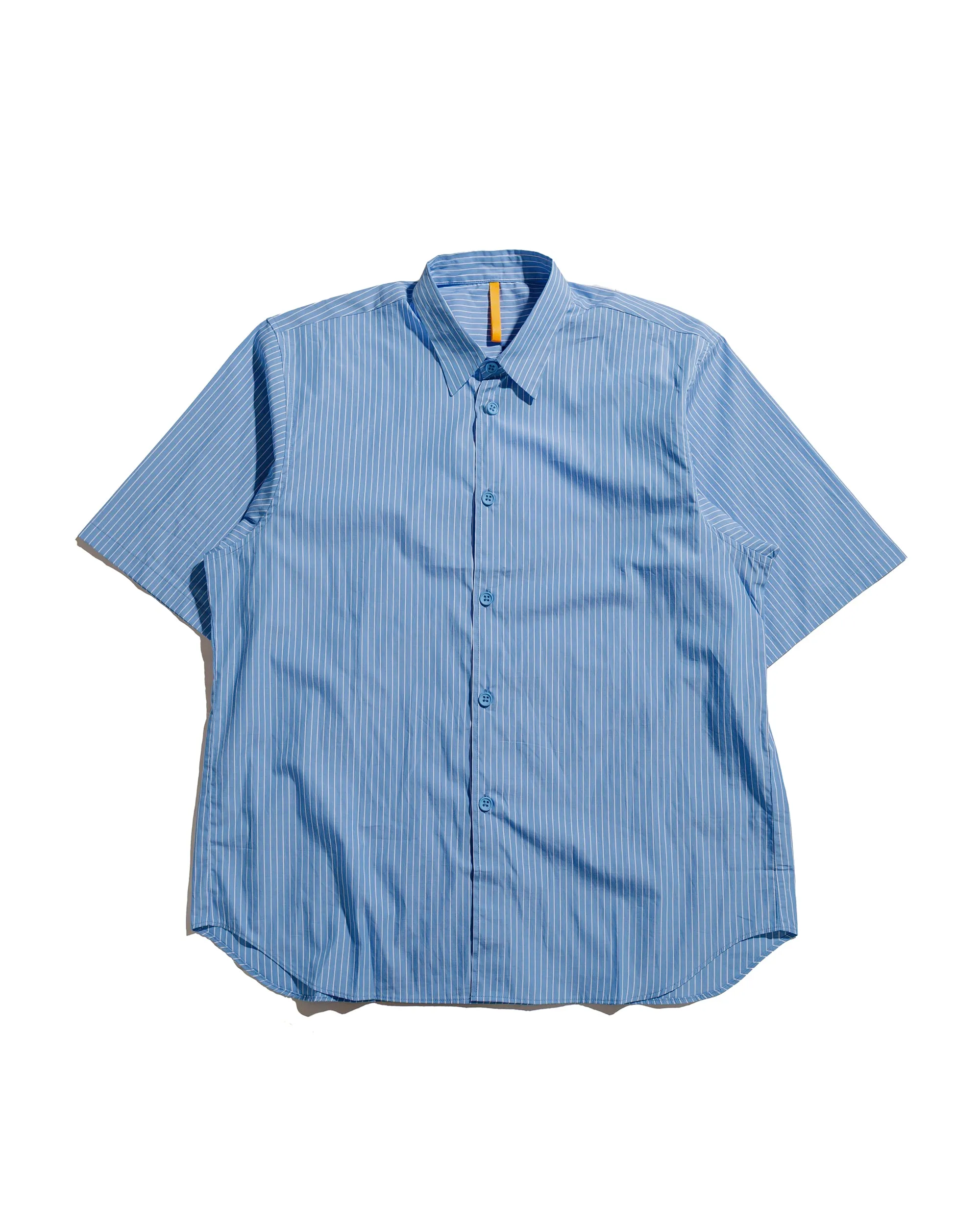 MAN-TLE R18S9 S/S Weather Shirt Pool Stripe sold by Lost & Found