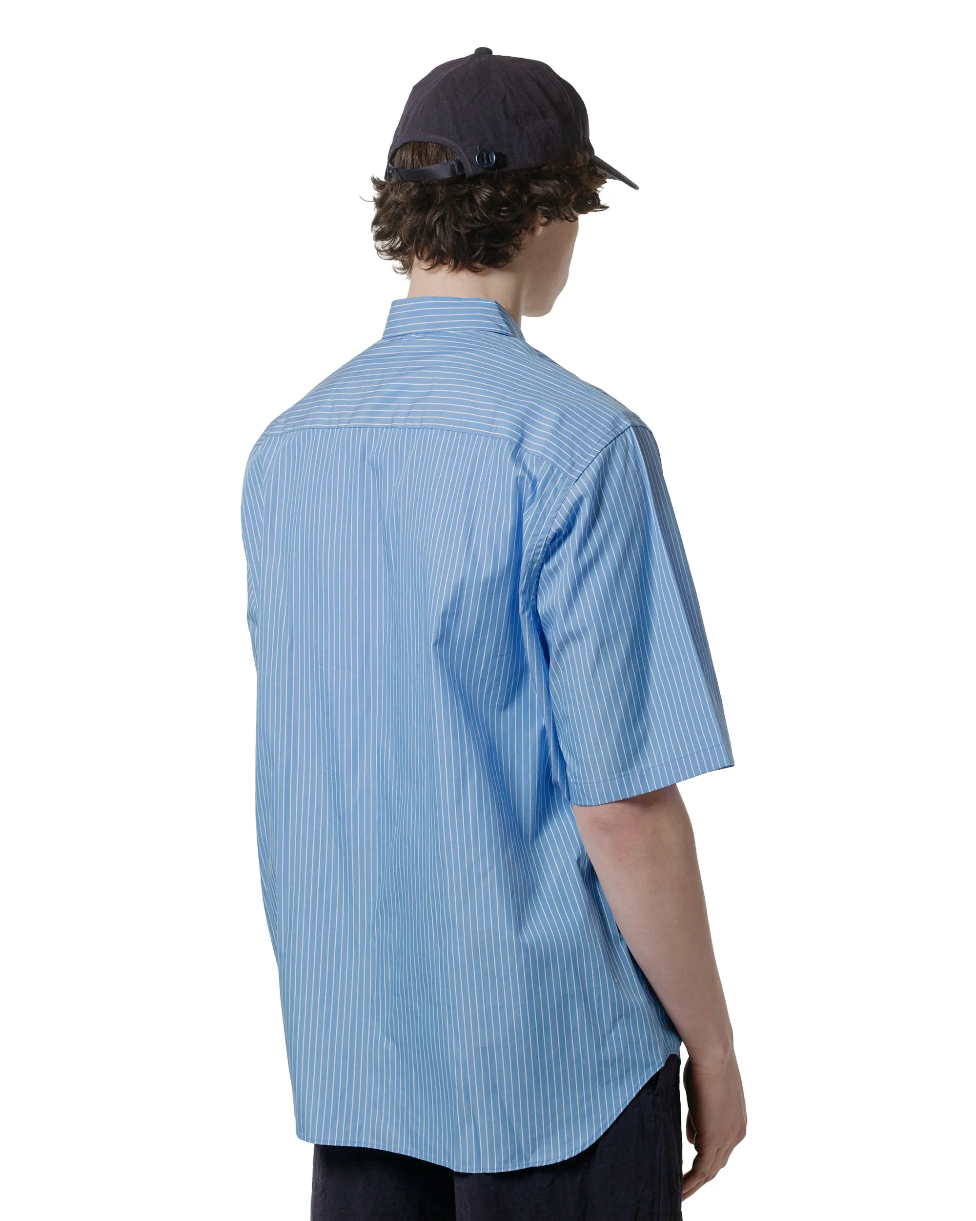 MAN-TLE R18S9 S/S Weather Shirt Pool Stripe sold by Lost & Found product image thumbnail 3