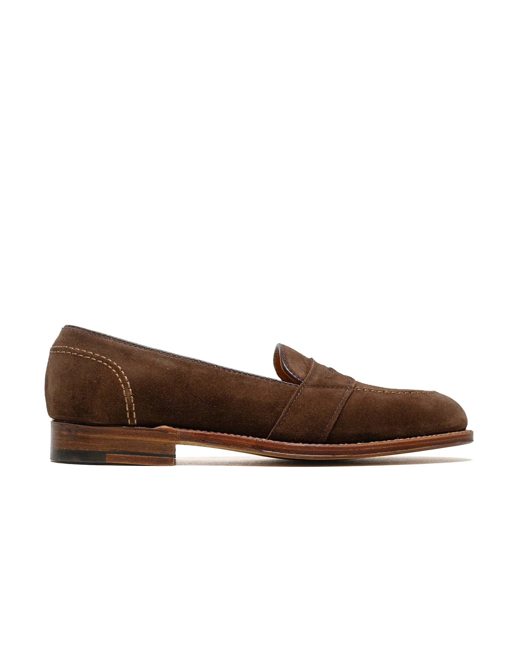 Alden Full Strap Loafer Humus Suede 68333 sold by Lost & Found