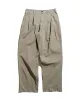 MHL Stitch Pleat Trouser Tough Cotton Twill Eucalyptus sold by Lost & Found