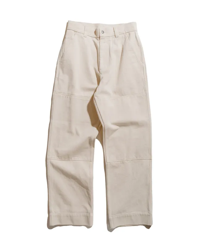 MHL Tool Pocket Trousers Natural Cotton Denim Natural sold by Lost & Found