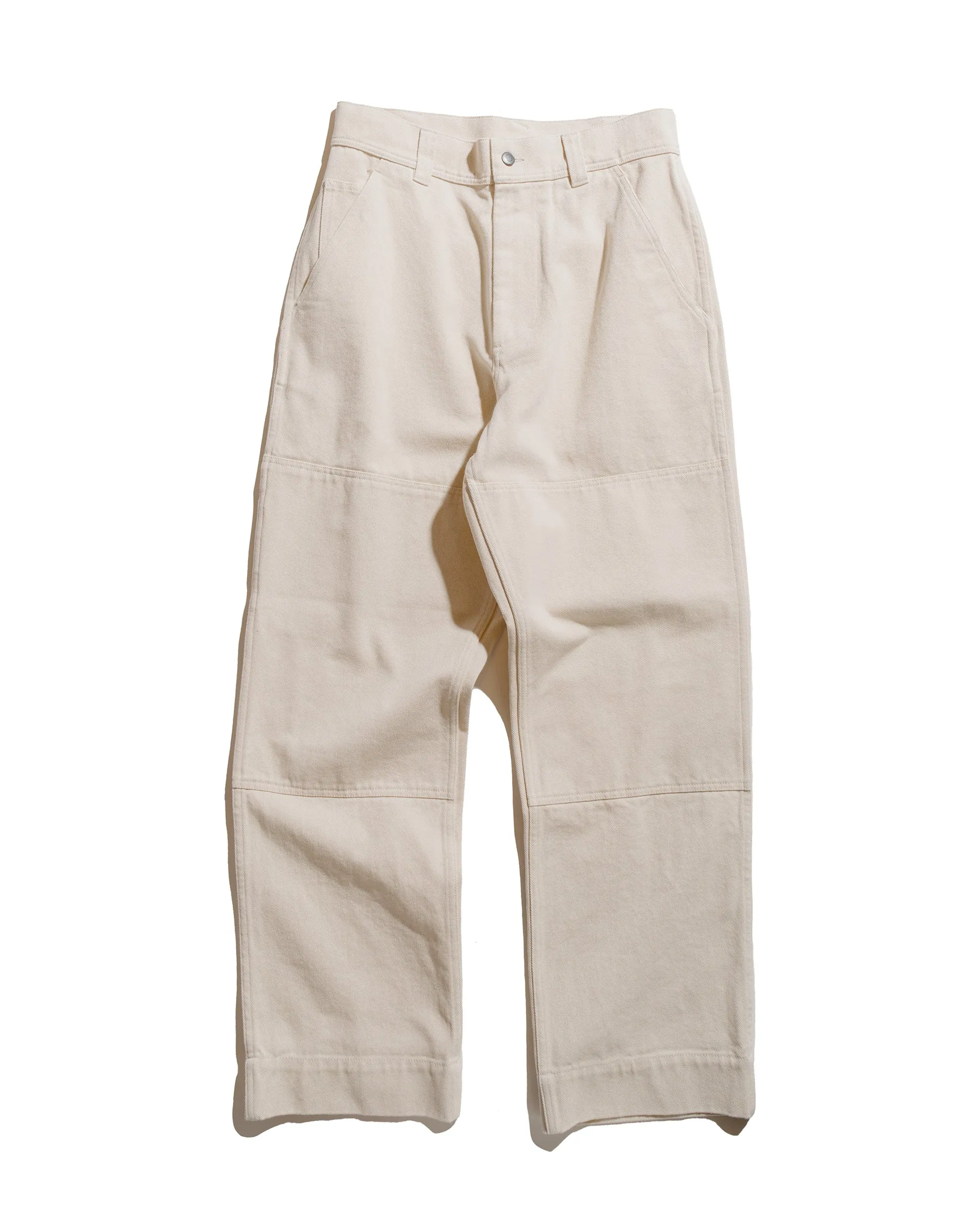 MHL Tool Pocket Trousers Natural Cotton Denim Natural sold by Lost & Found