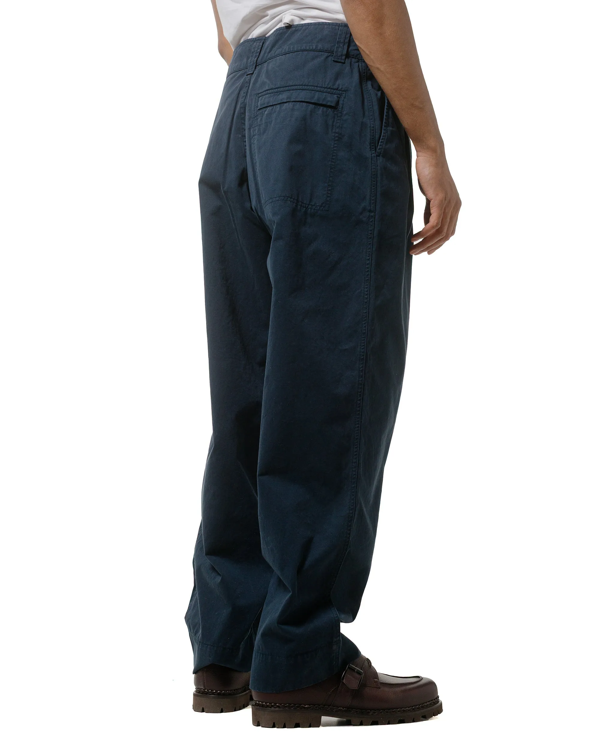 MHL Stitch Pleat Trouser Tough Cotton Twill Dark Ink sold by Lost & Found product image thumbnail 3