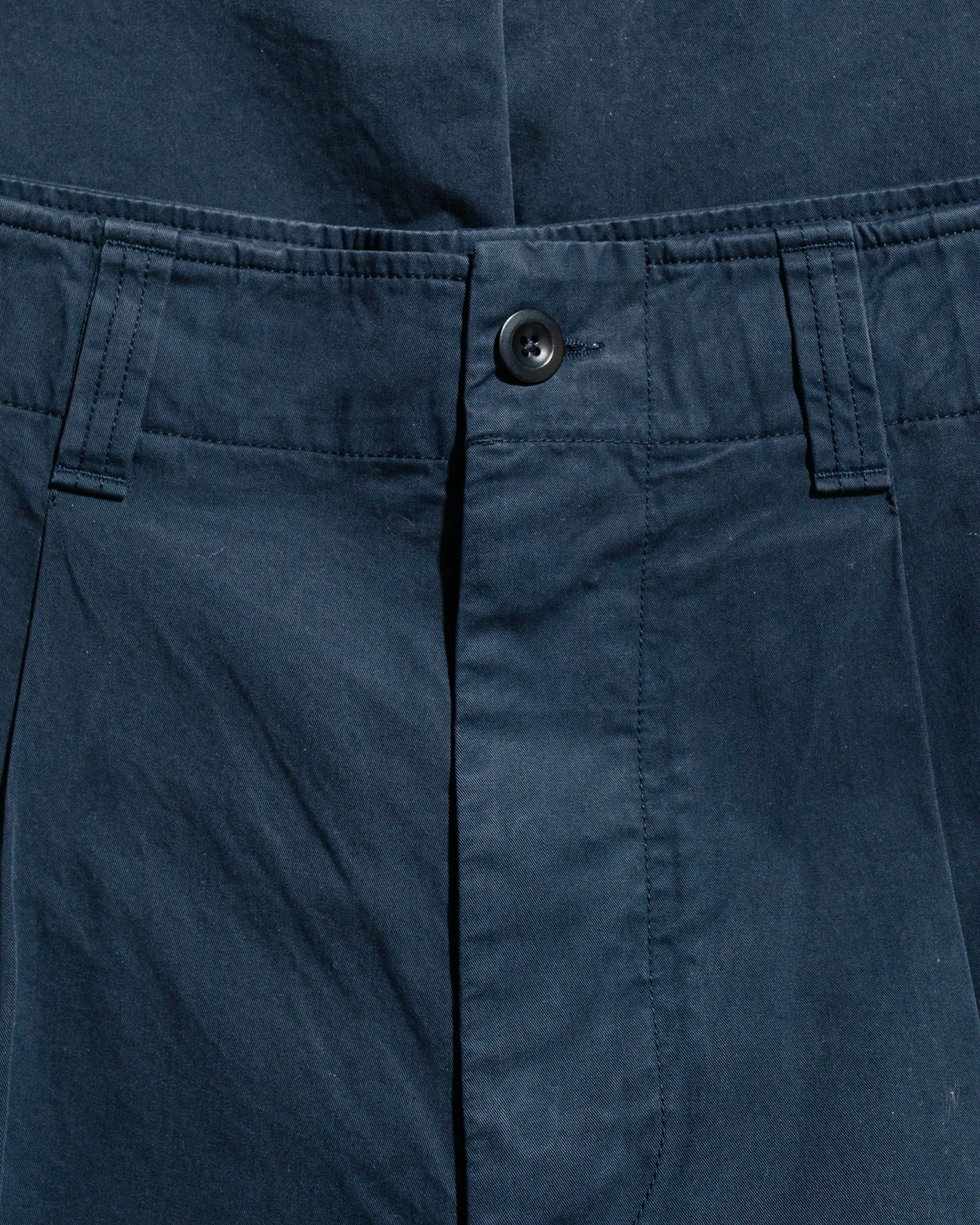 MHL Stitch Pleat Trouser Tough Cotton Twill Dark Ink sold by Lost & Found product image thumbnail 5